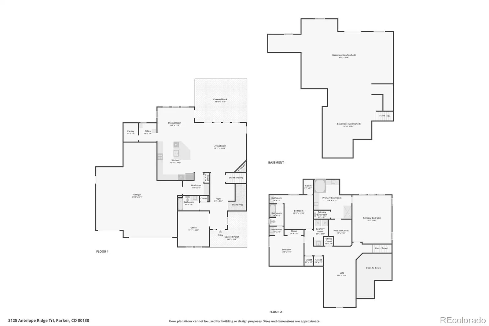 3125 Antelope Ridge Trail Parker CO 80138 | MLS #REC3655737 08172026230951 1600 49