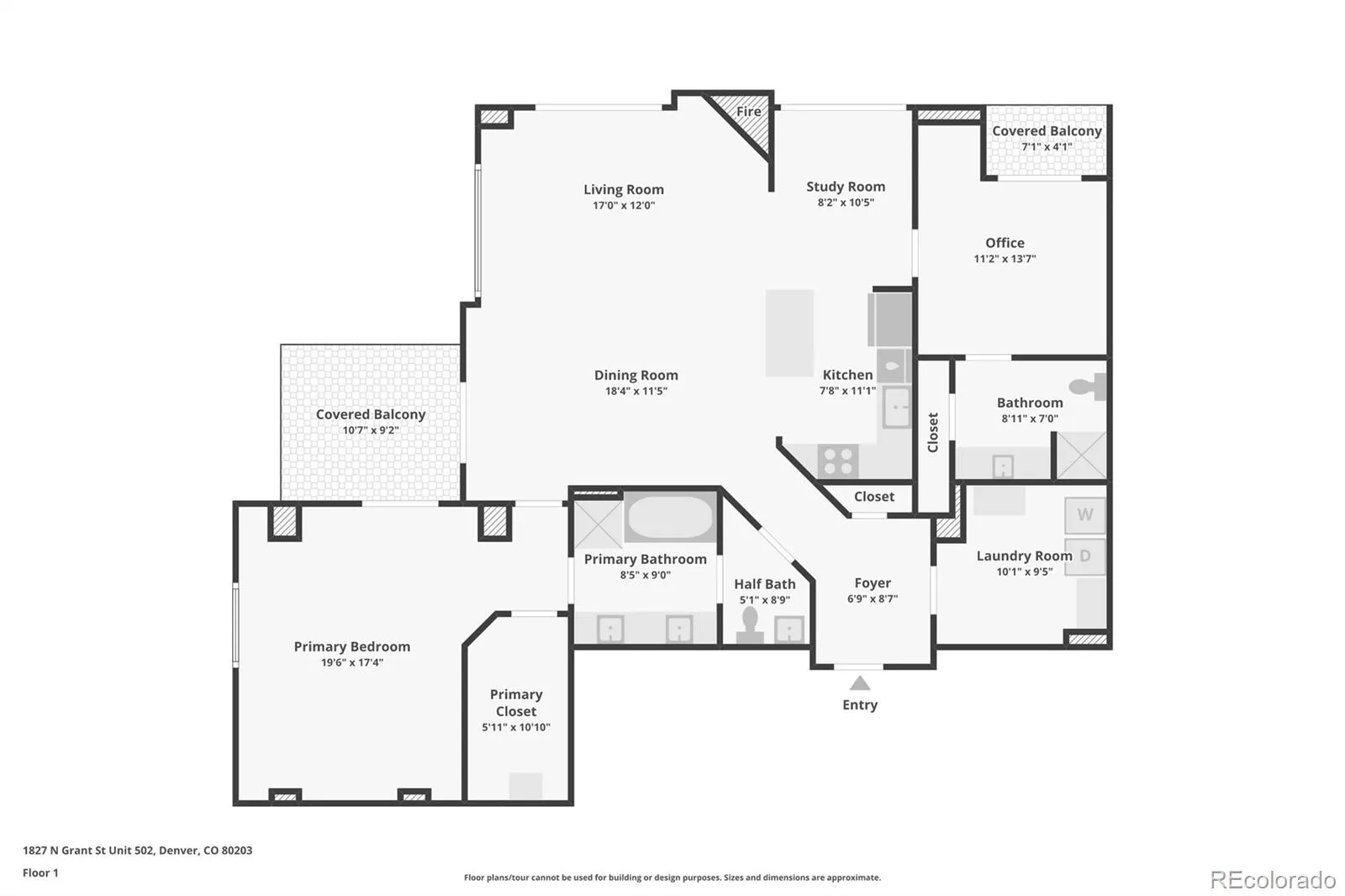 1827 N Grant Street #502 Denver CO 80203 MLS #REC3685785 05292026192850 1600 32