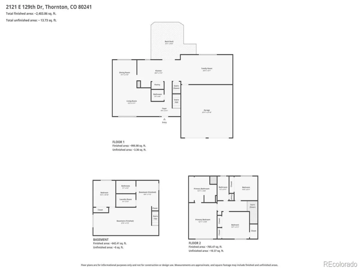 2121 E 129th Drive Thornton CO 80241 MLS #REC3697803 06122026072749 1200 35