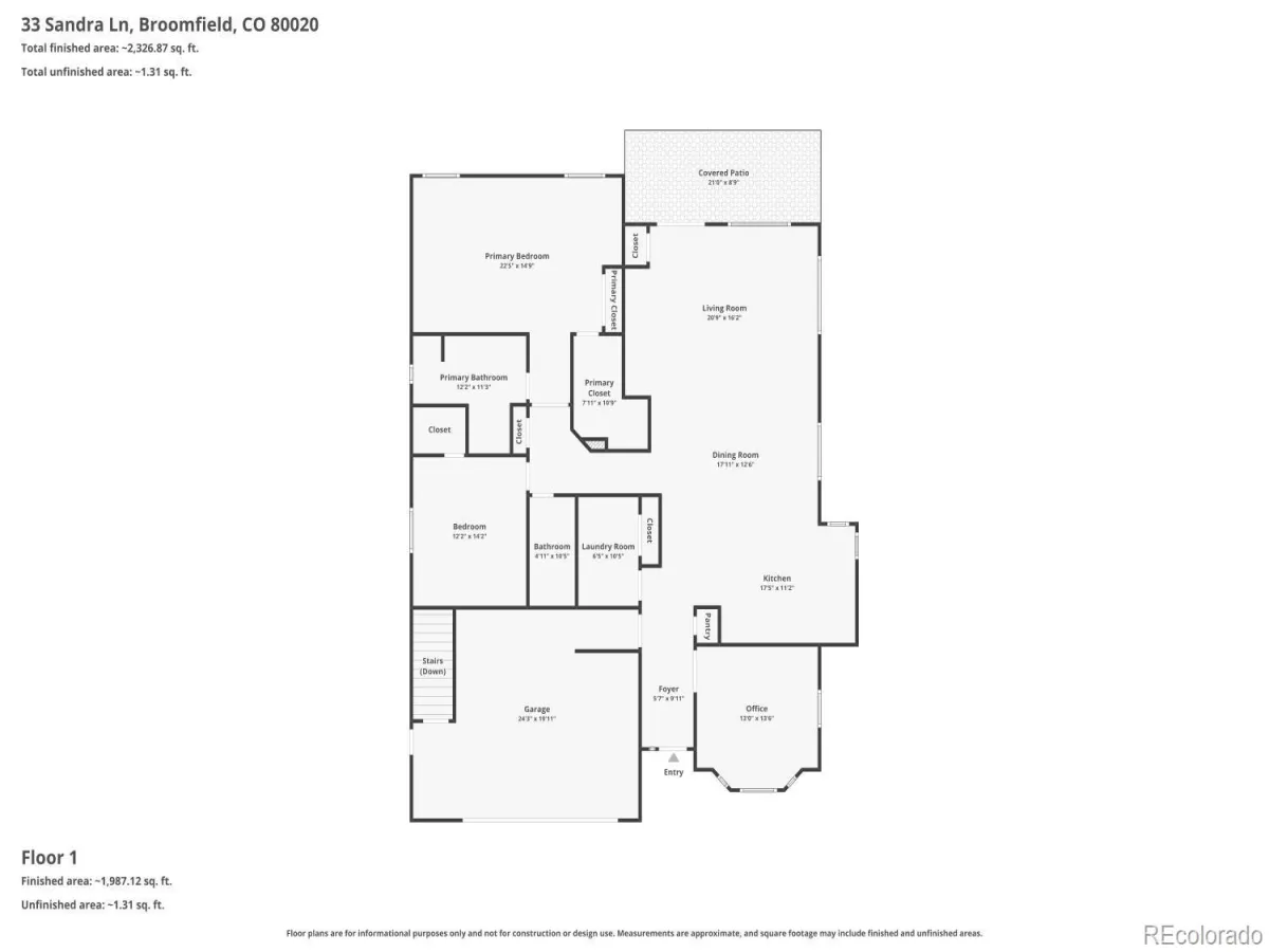 33 Sandra Lane Broomfield CO 80020 MLS #REC3830326 05082026153704 1200 22