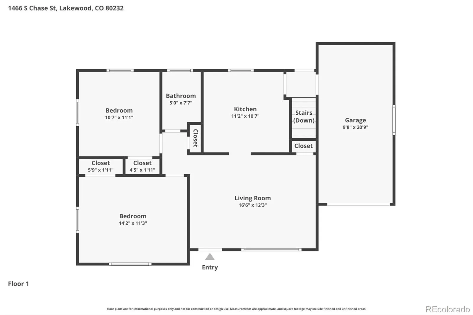 1466 S Chase Street Lakewood CO 80232 MLS #REC3870976 05252026175157 1600 25