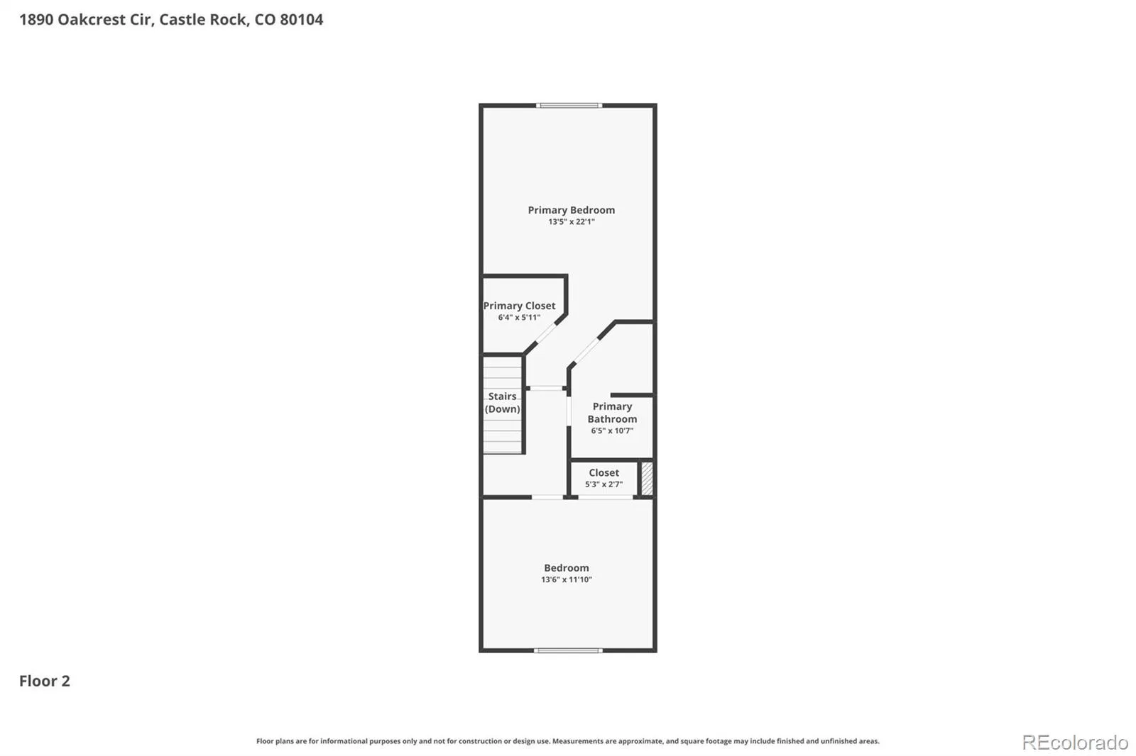 1890 Oakcrest Circle Castle Rock CO 80104 | MLS #REC3881398 07152026073527 1600 49