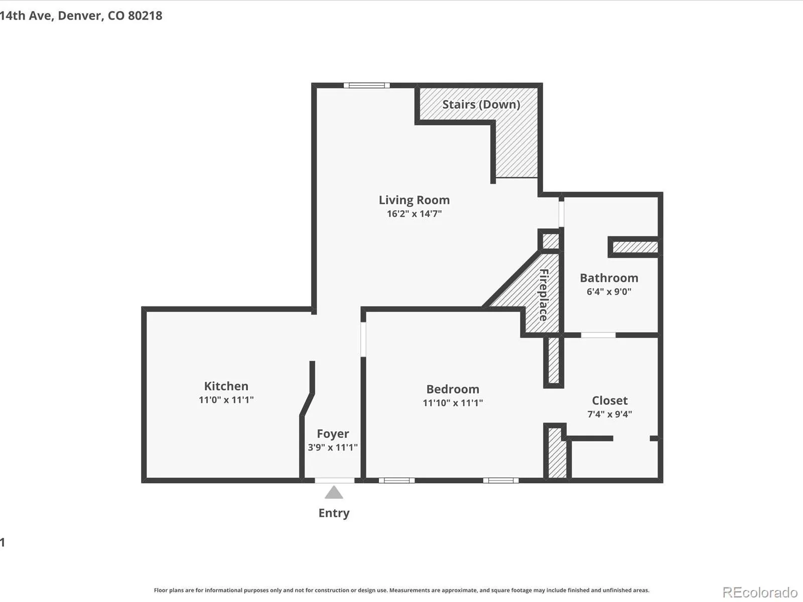 807 E 14th Avenue #2 Denver CO 80218 MLS #REC3920223 05242026093146 1600 45