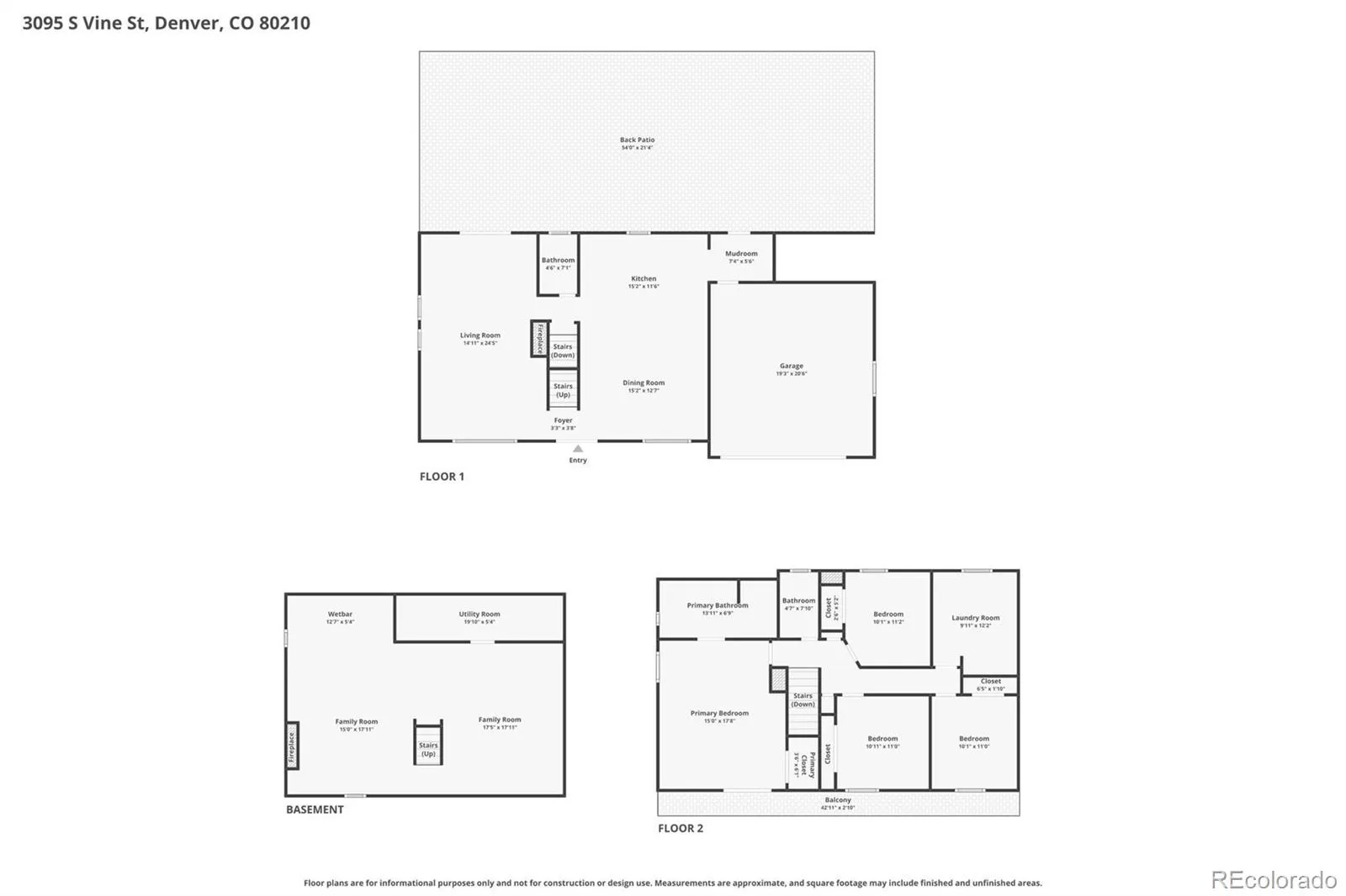 3095 S Vine Street Denver CO 80210 MLS #REC3936415 06232026201201 1600 28