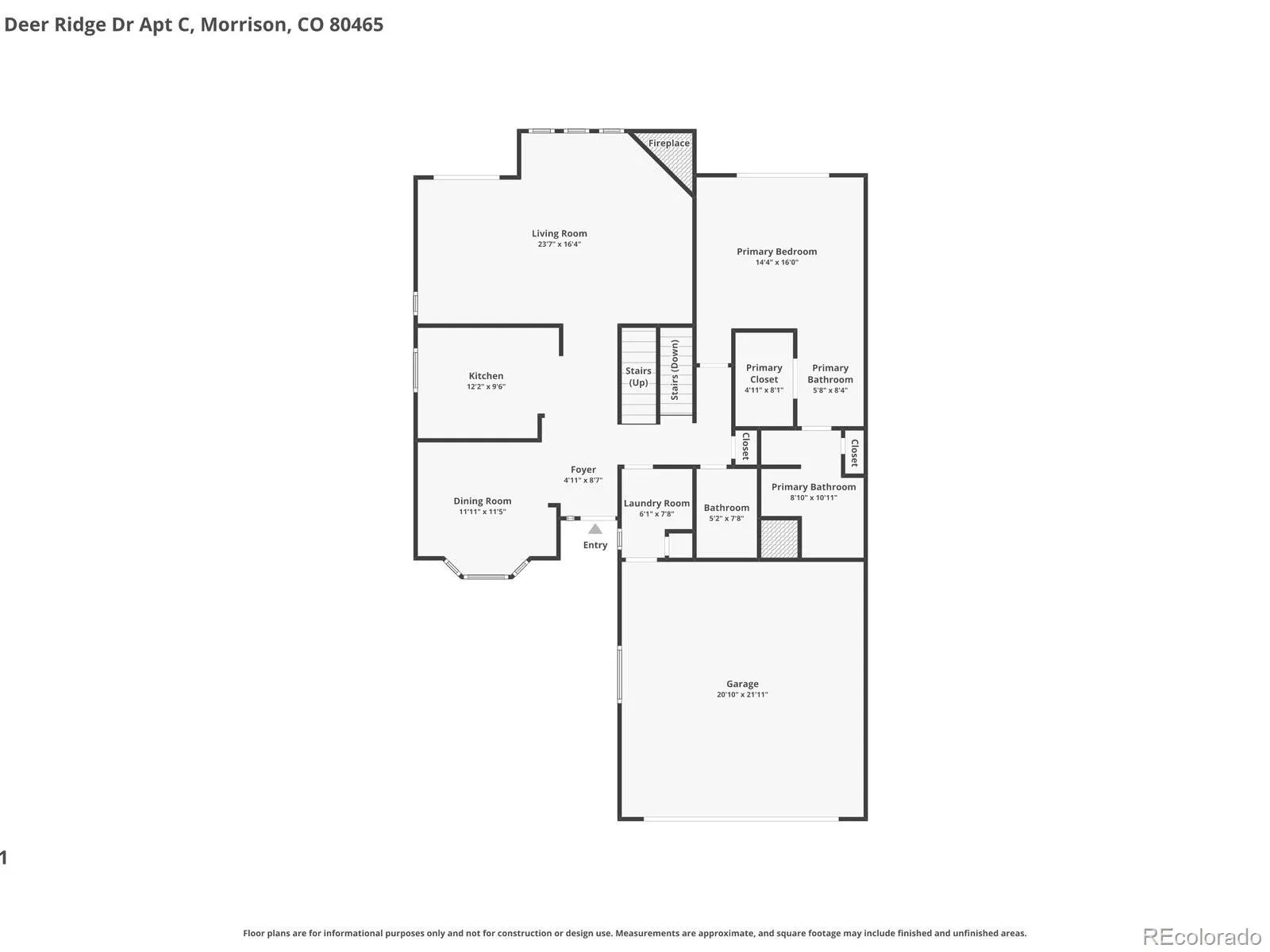 16082 Deer Ridge Drive #C Morrison CO 80465 | MLS #REC3944749 08262026225145 1600 37