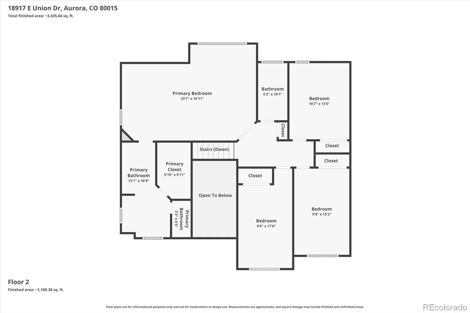 18917 E Union Drive Aurora CO 80015 MLS #REC4080522 06022026072103 1600 46