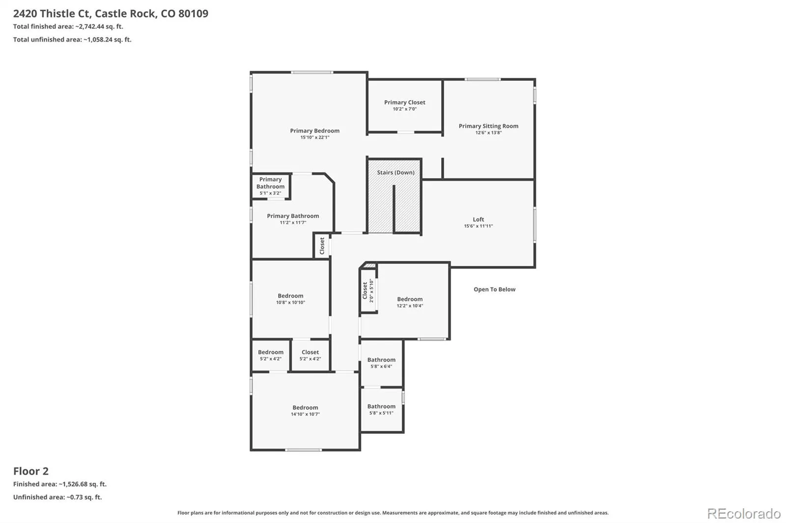 2420 Thistle Court Castle Rock CO 80109 MLS #REC4123420 08082026165939 1600 35