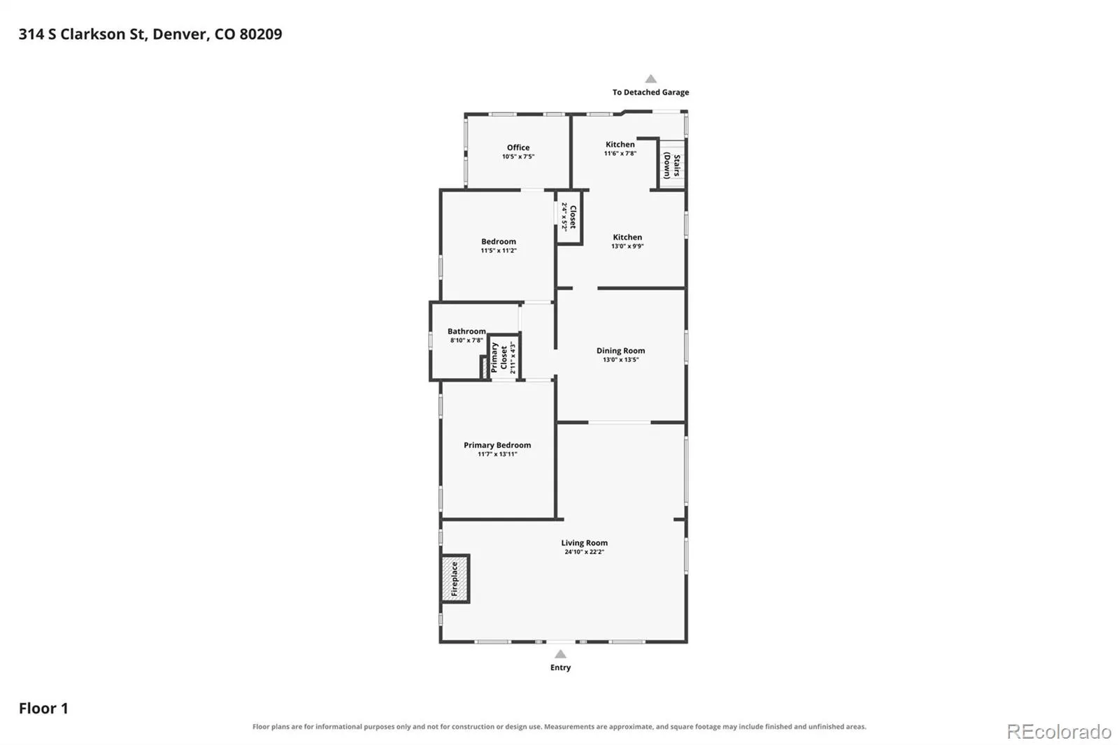 314 S Clarkson Street Denver CO 80209 | MLS #REC4596090 10152026195322 1600 48