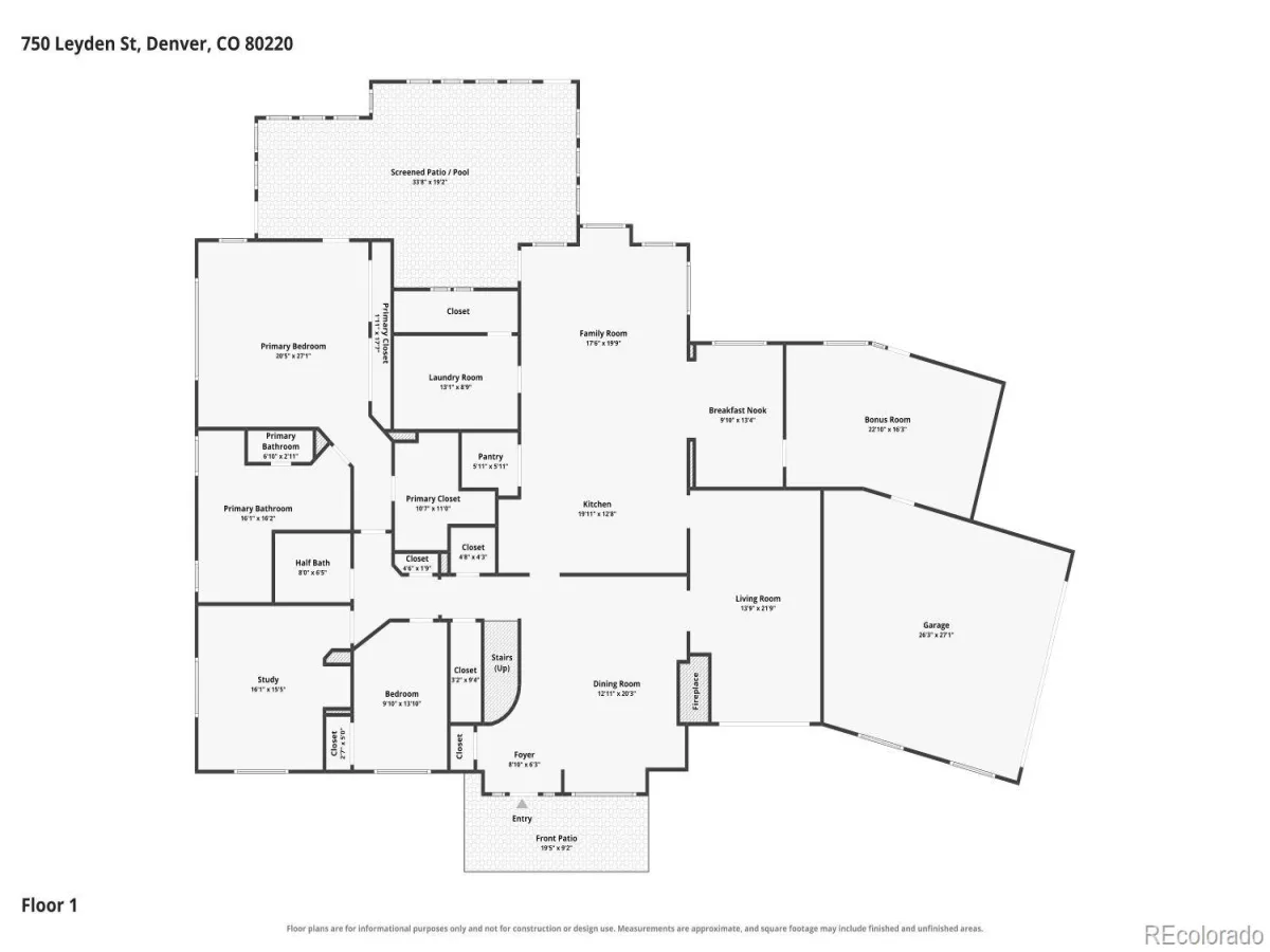 750 Leyden Street Denver CO 80220 | MLS #REC4629072 08202026222747 1200 44