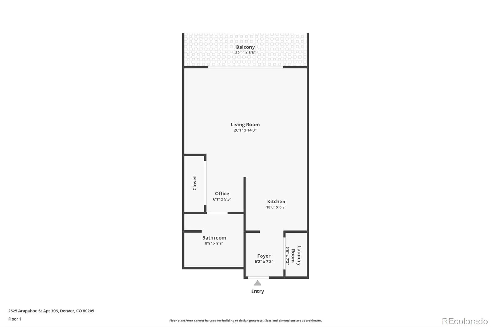 2525 Arapahoe Street #RD306 Denver CO 80205 MLS #REC4664422 04272026233704 1600 20