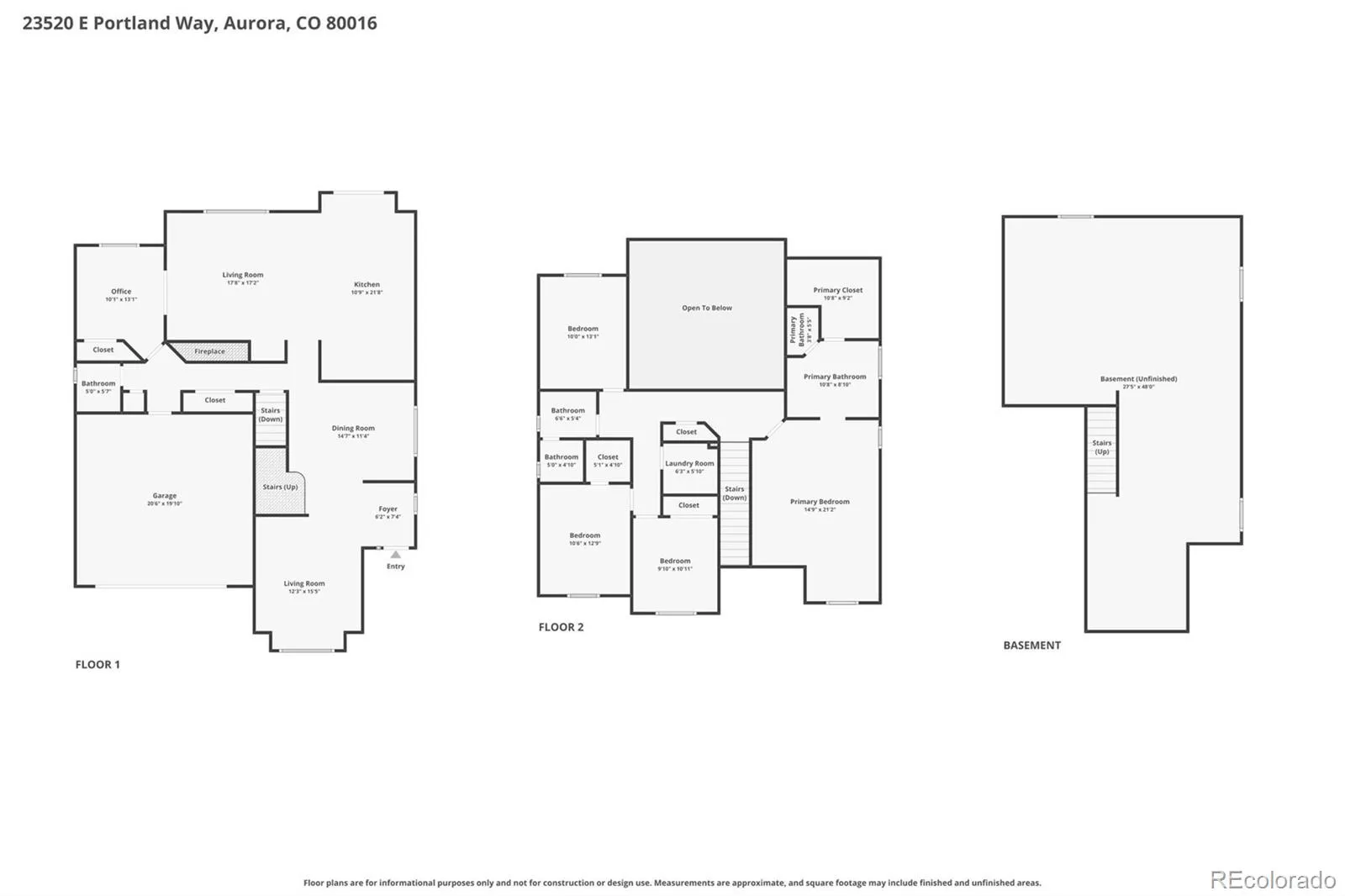 23520 E Portland Way Aurora CO 80016 MLS #REC4733963 05202026200406 1600 26