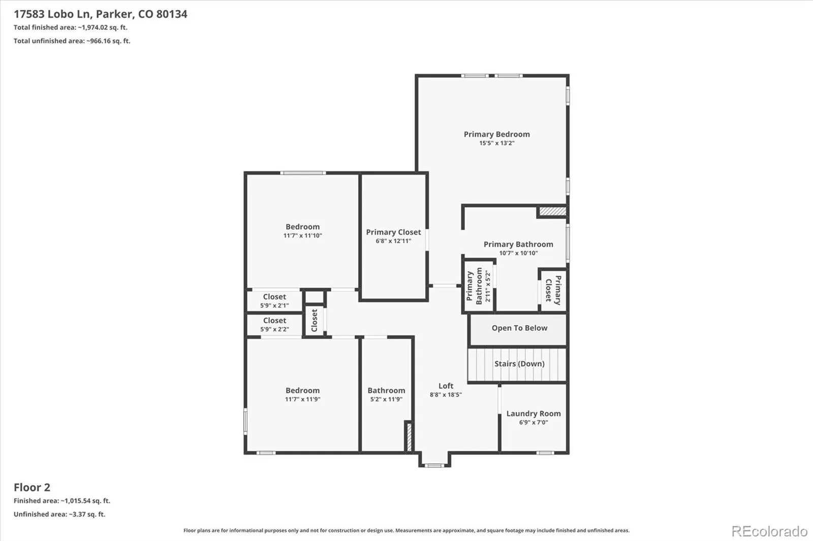 17583 Lobo Lane Parker CO 80134 MLS #REC4749430 05052026192003 1600 29