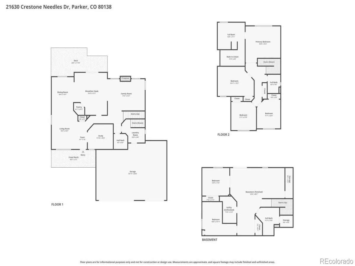 21630 Crestone Needles Drive Parker CO 80138 | MLS #REC4768405 05072026185913 1200 37