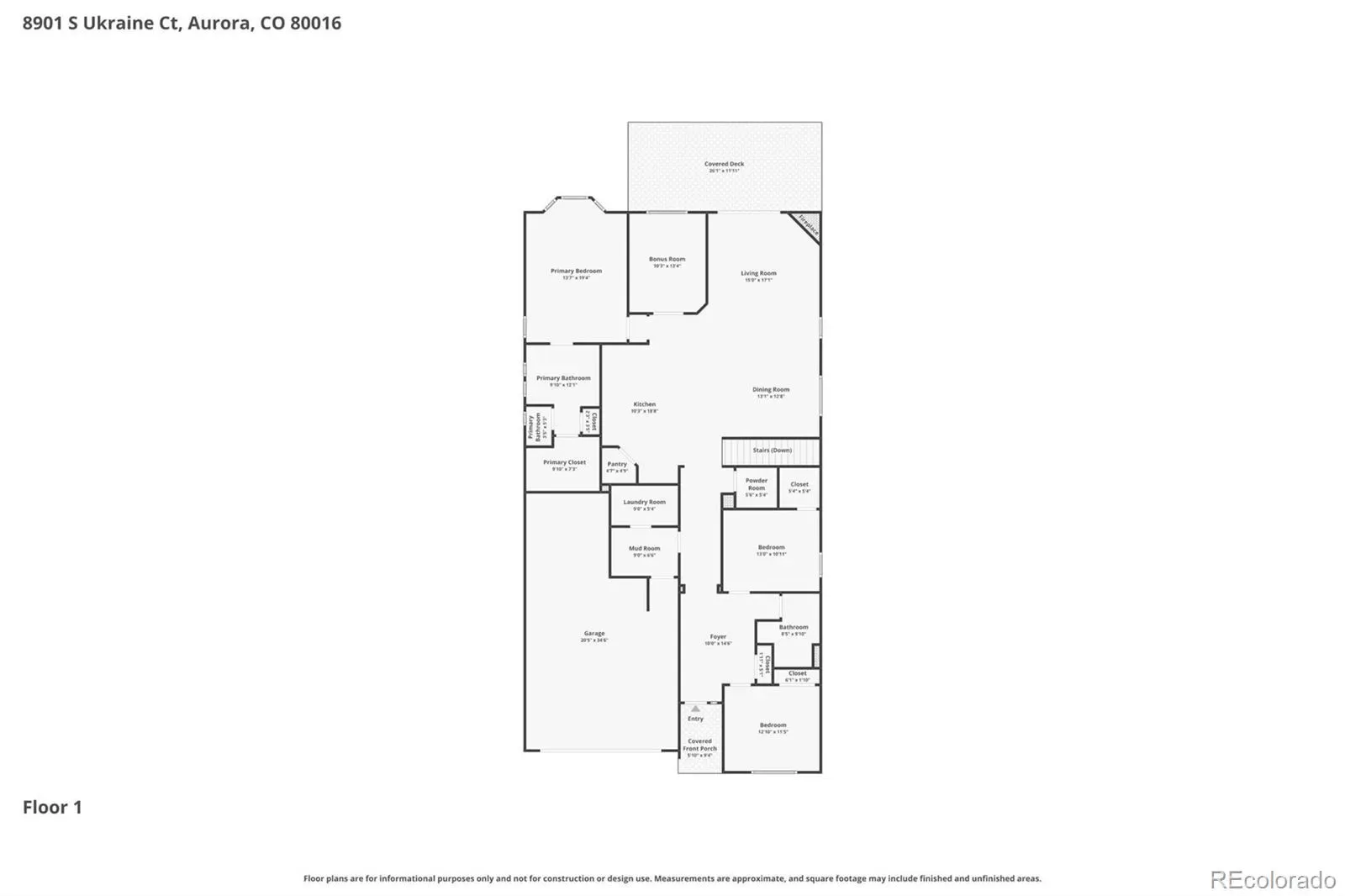 8901 S Ukraine Court Aurora CO 80016 MLS #REC4835784 03132026201545 1600 37
