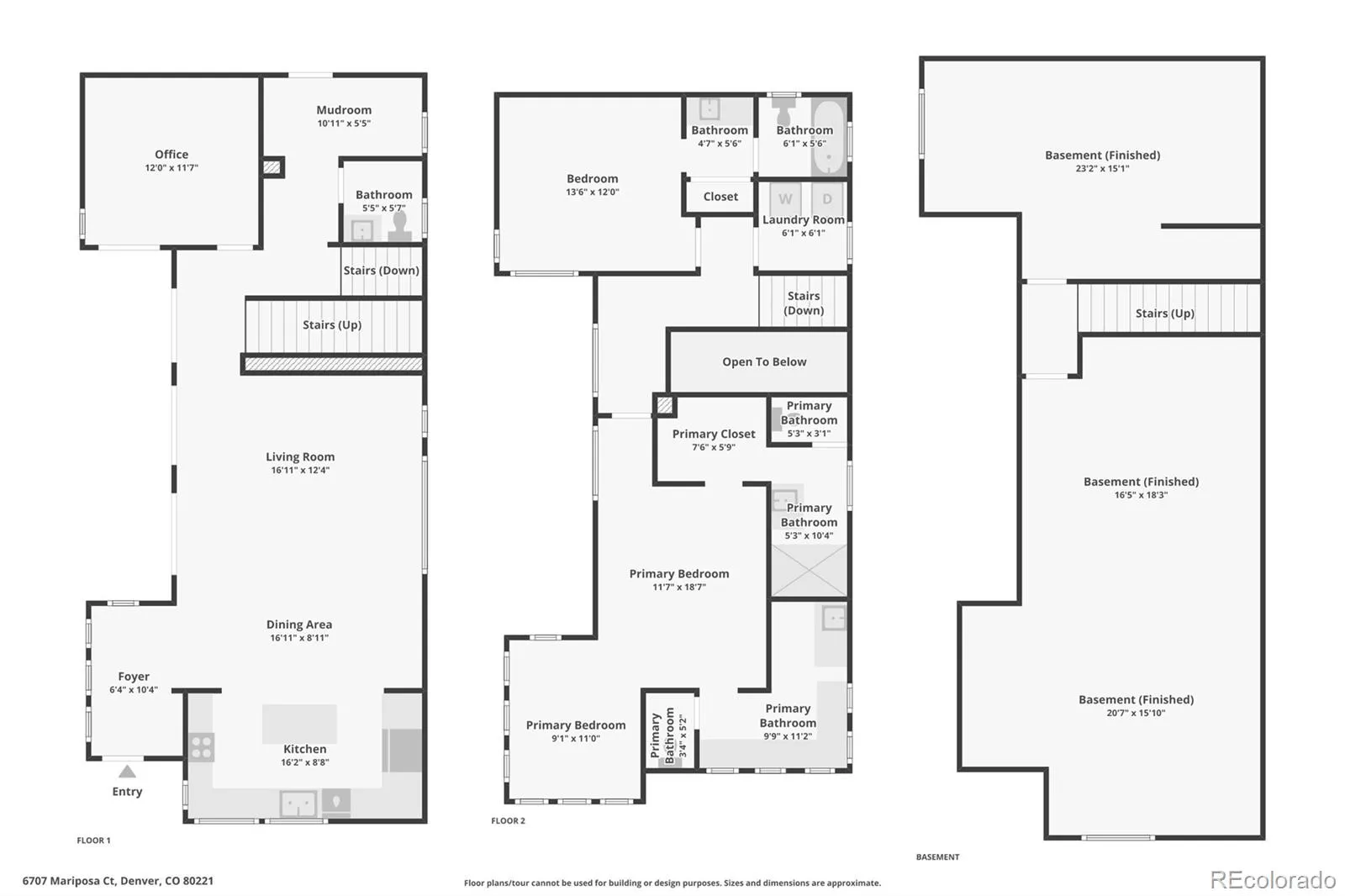 6707 Mariposa Court Denver CO 80221 MLS #REC4854496 04292026220148 1600 45