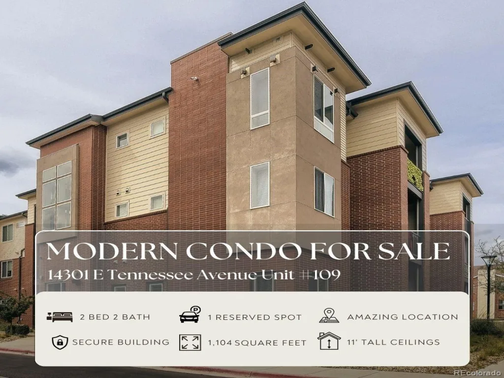 14301 E Tennessee Avenue #109 Aurora CO 80012 | MLS #REC4898259 09262026011640 1024 1