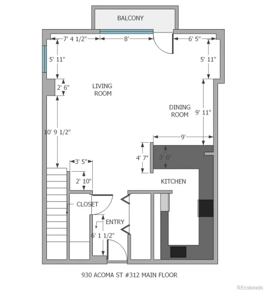 930 Acoma Street #312 Denver CO 80204 | MLS #REC5000540 10172026012658 800 1