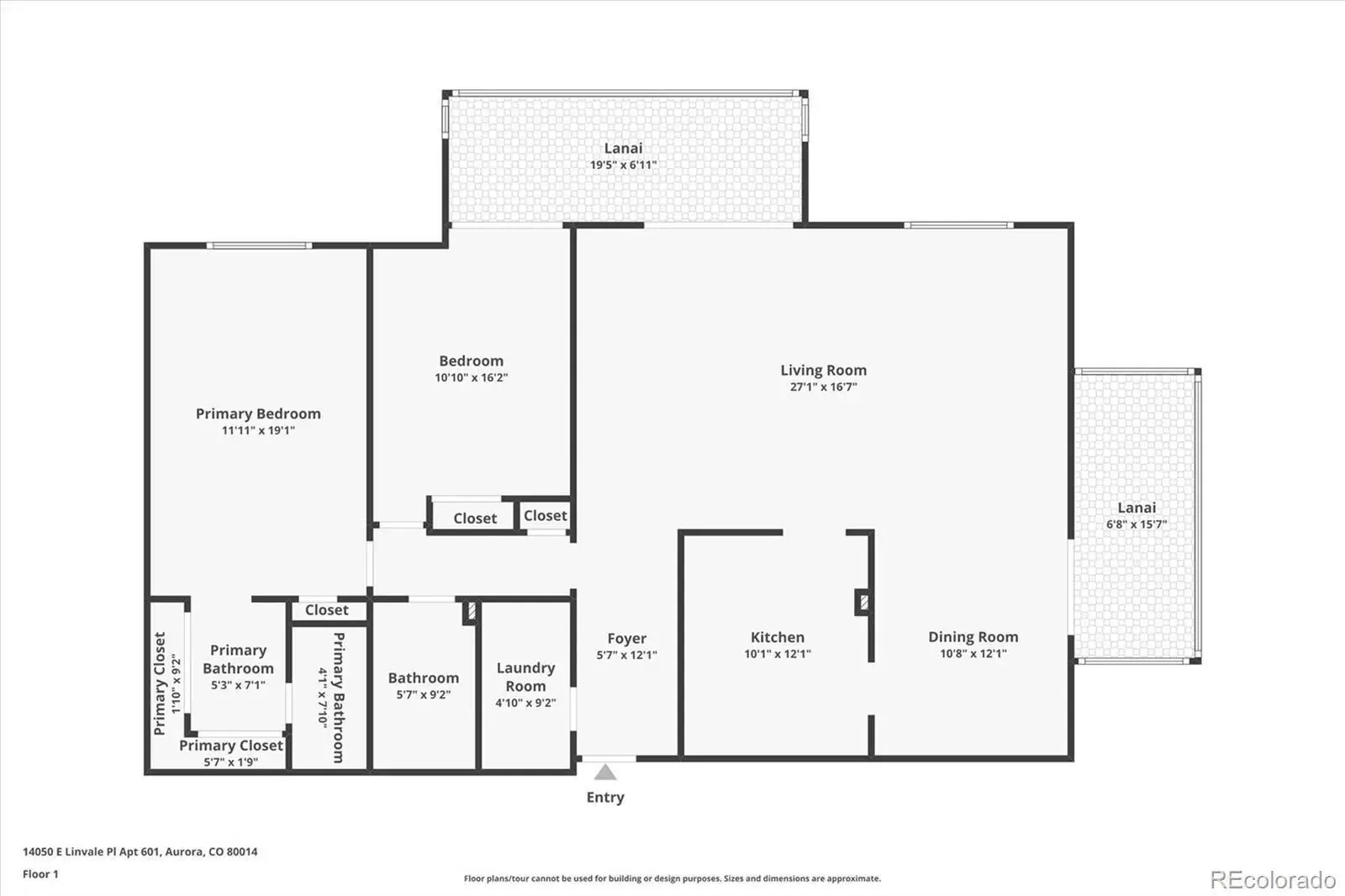 14050 E Linvale Place #601 Aurora CO 80014 MLS #REC5110787 01152026182924 1600 44