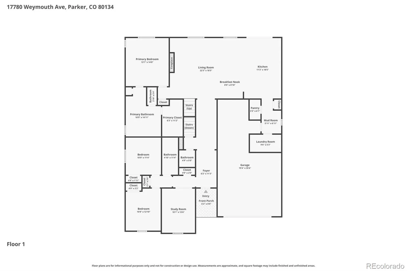 17780 Weymouth Avenue Parker CO 80134 MLS #REC5226223 05012026152749 1600 29