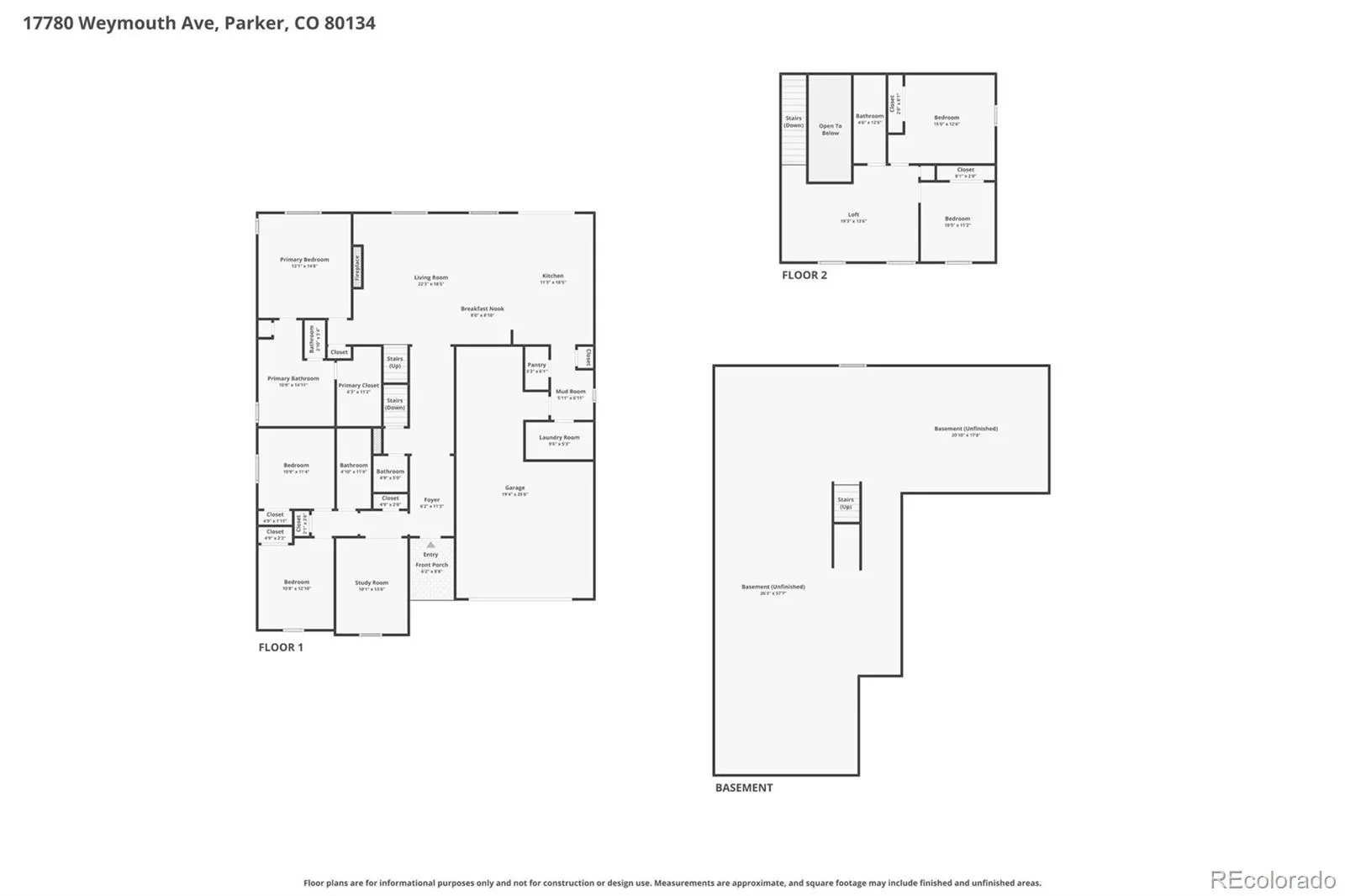 17780 Weymouth Avenue Parker CO 80134 MLS #REC5226223 05012026152749 1600 31
