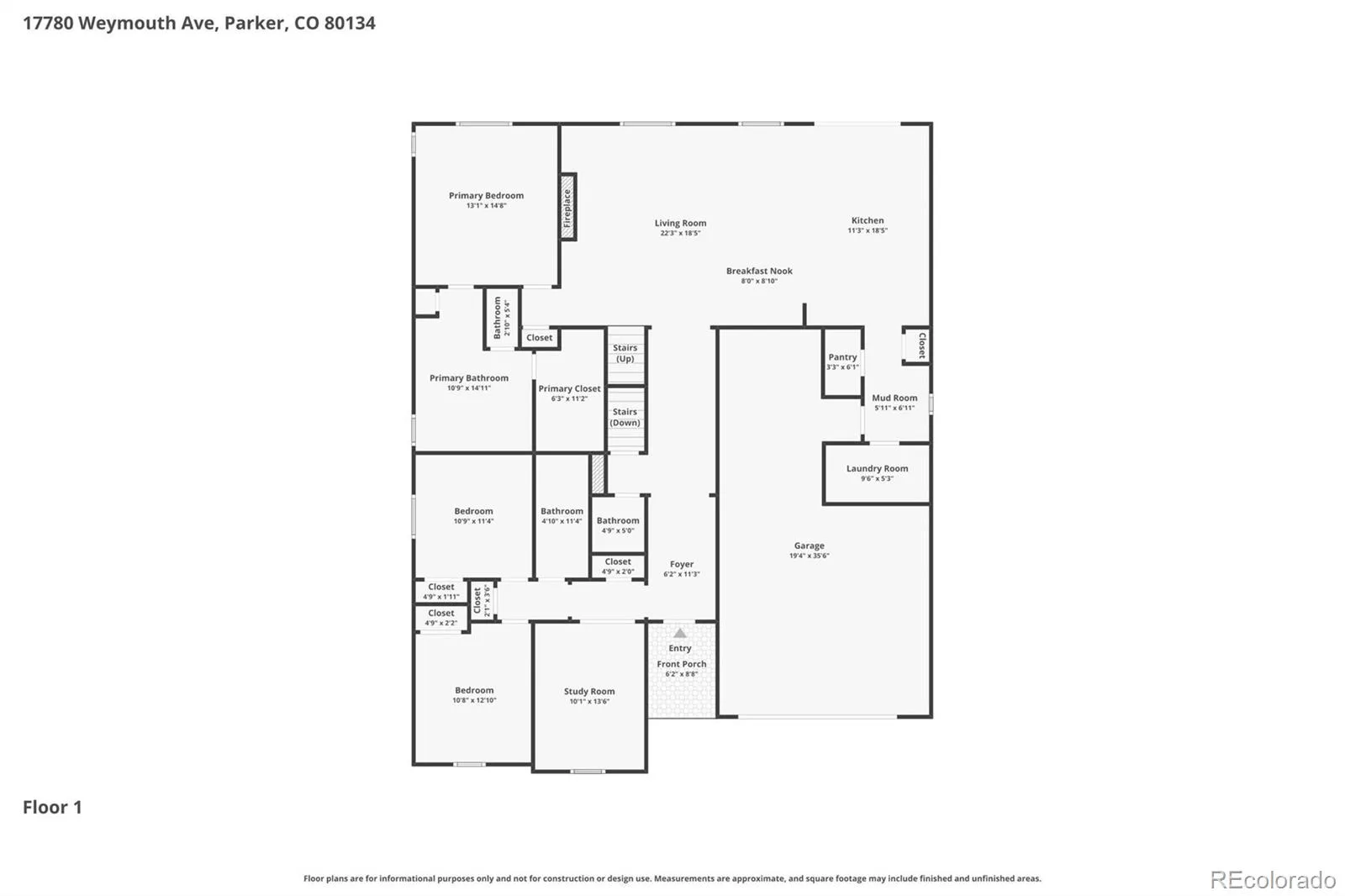 17780 Weymouth Avenue Parker CO 80134 MLS #REC5226223 07082026154713 1600 29
