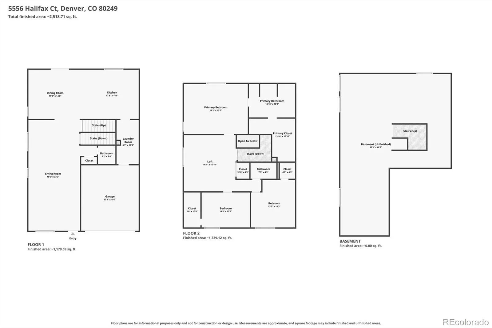 5556 Halifax Court Denver CO 80249 | MLS #REC5248168 08282026144911 1600 31