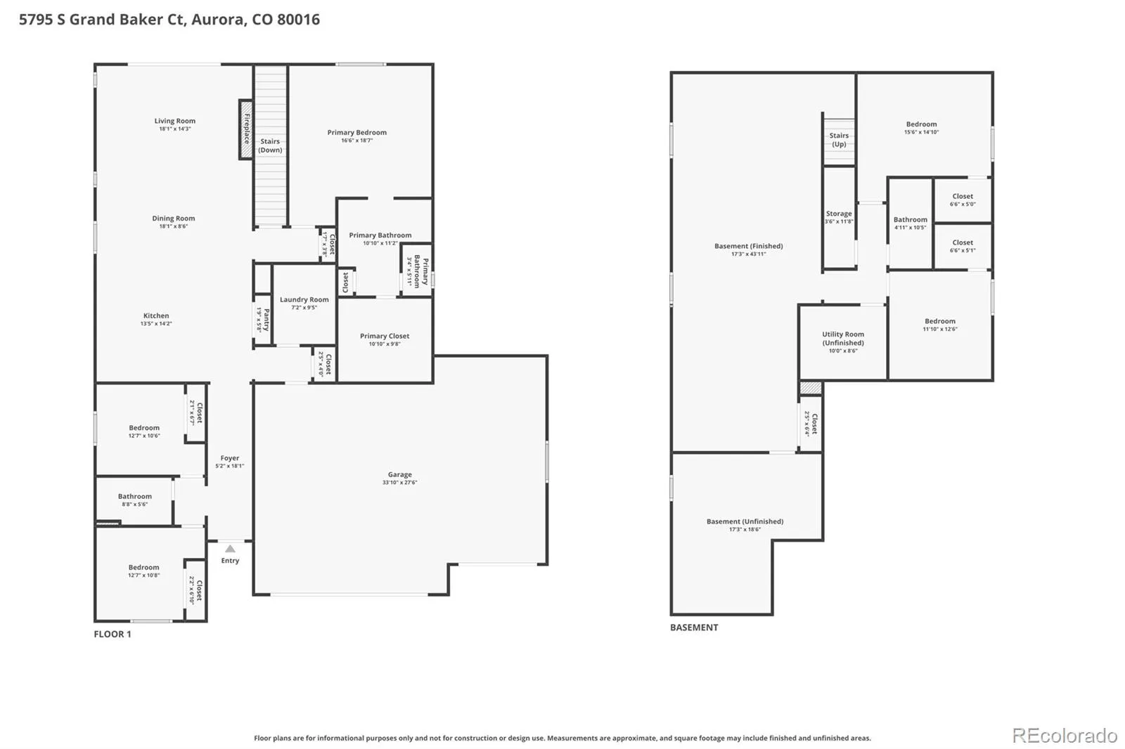 5795 S Grand Baker Court Aurora CO 80016 MLS #REC5323825 05092026230702 1600 48