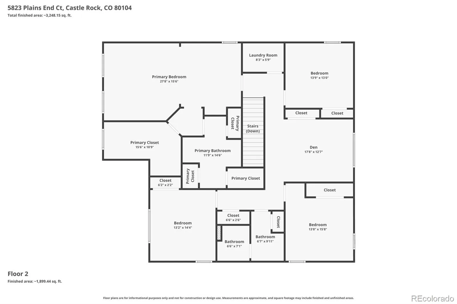 5823 Plains End Court Castle Rock CO 80104 | MLS #REC5338357 08112026231621 1600 29
