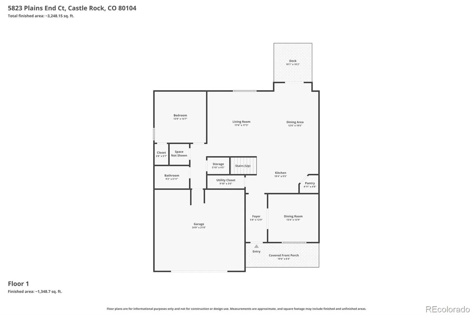 5823 Plains End Court Castle Rock CO 80104 | MLS #REC5338357 08112026231621 1600 30