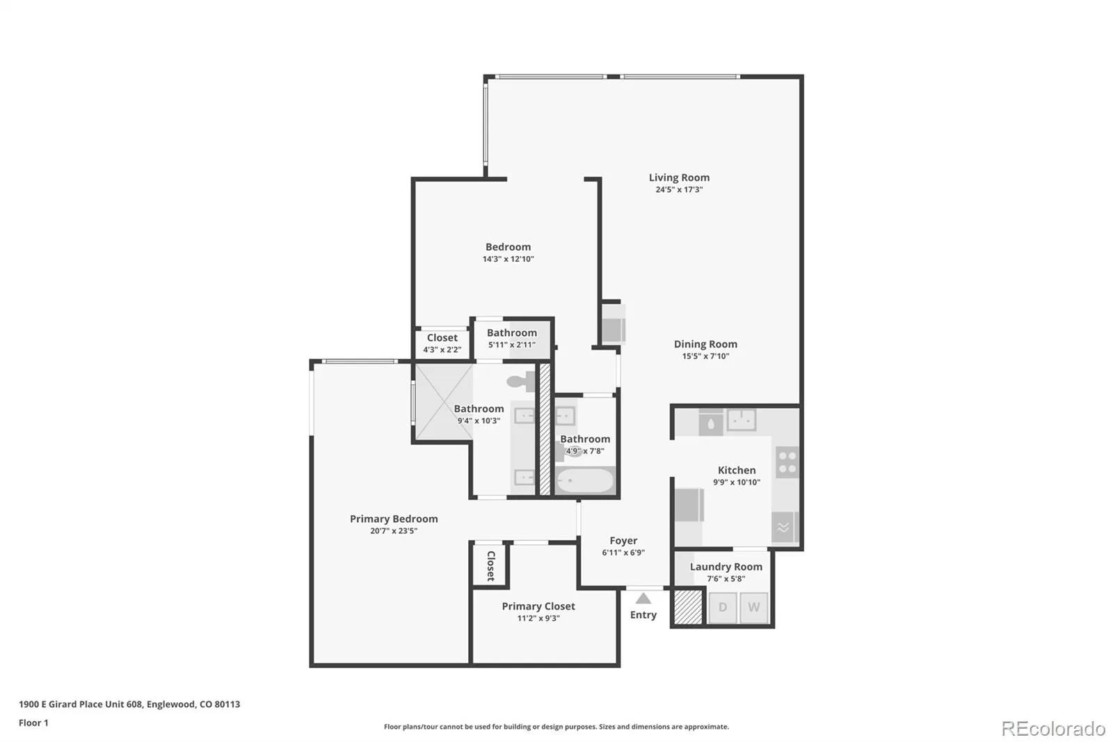 1900 E Girard Place #608 Englewood CO 80113 | MLS #REC5348336 07072026200729 1600 29