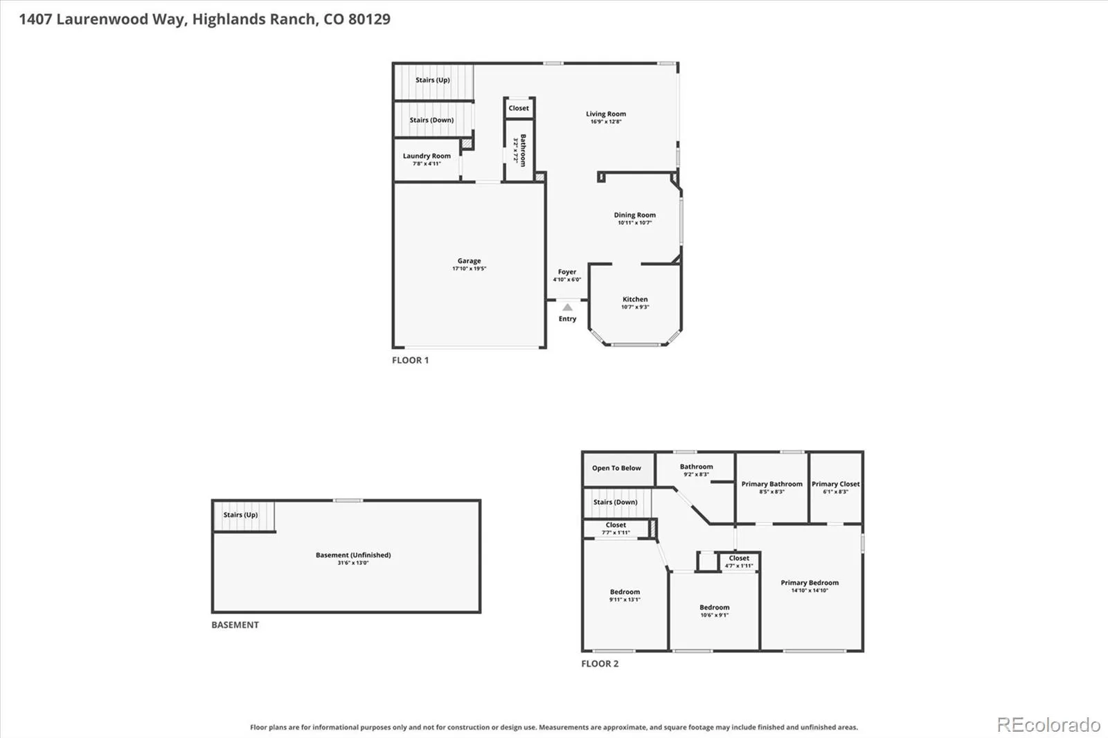 1407 Laurenwood Way Littleton CO 80129 | MLS #REC5694079 08182026231751 1600 34