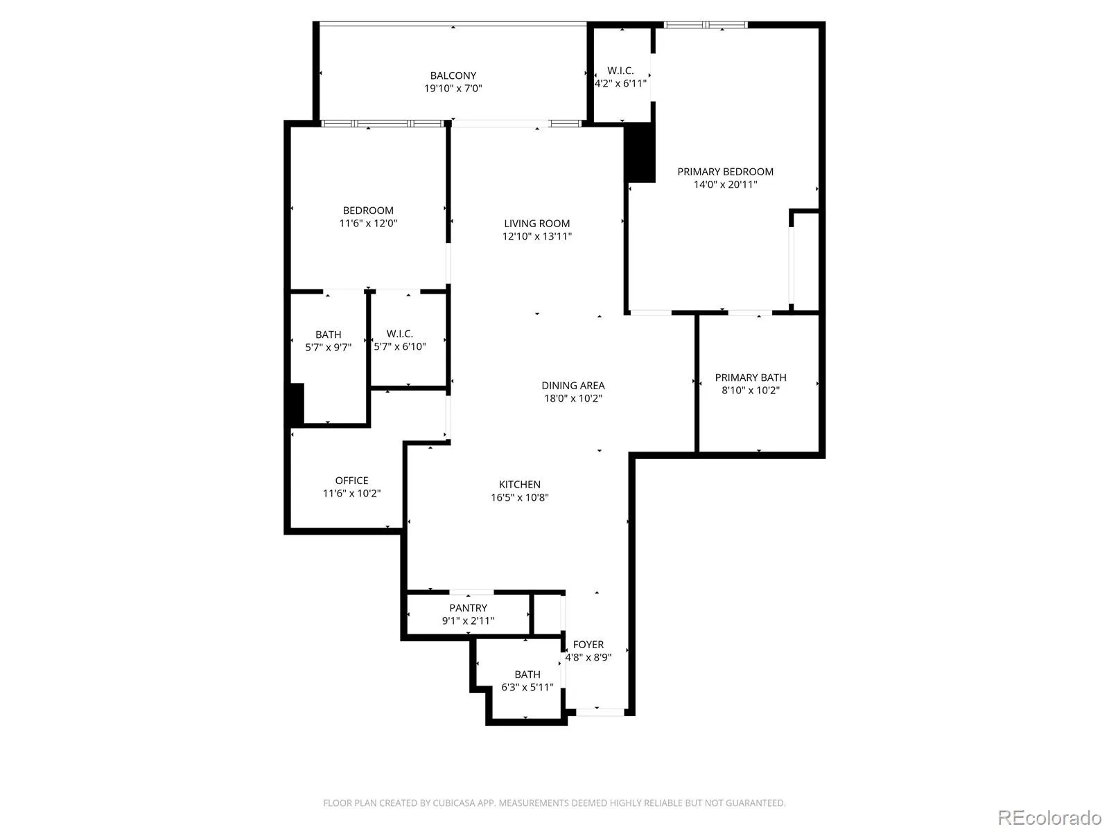 2001 Lincoln Street #2024 Denver CO 80202 | MLS #REC5881624 08192026184345 1600 47