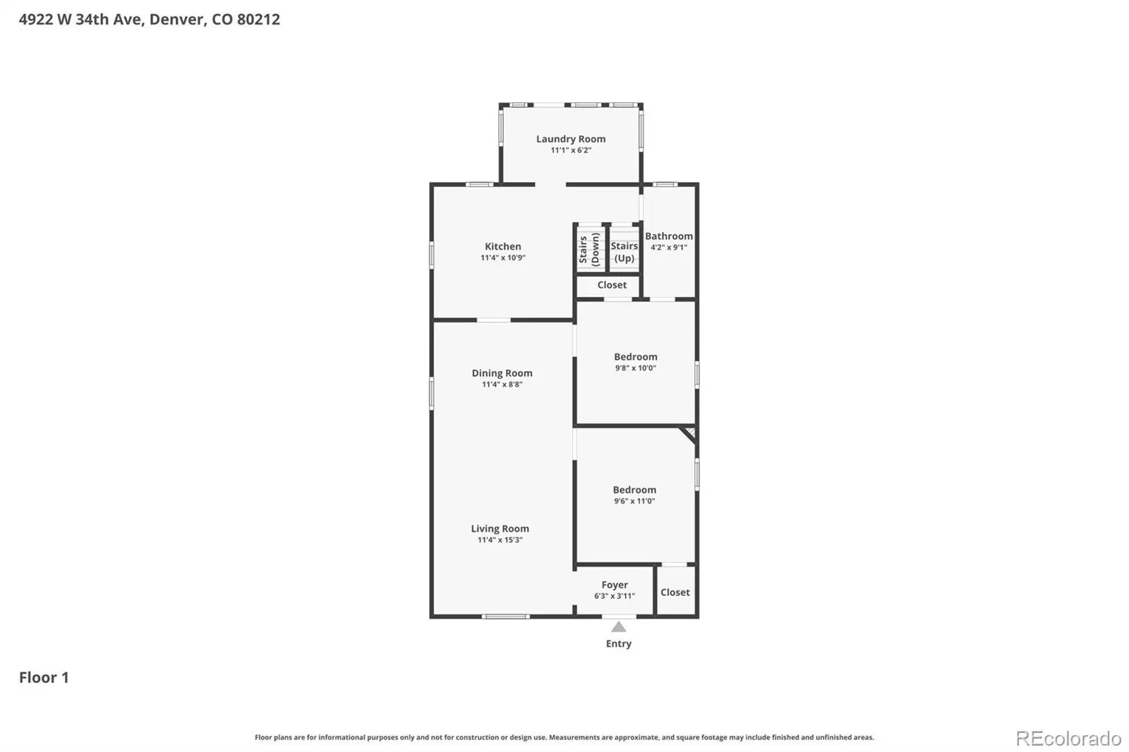 4922 W 34th Avenue Denver CO 80212 MLS #REC5909730 04212026232426 1600 29
