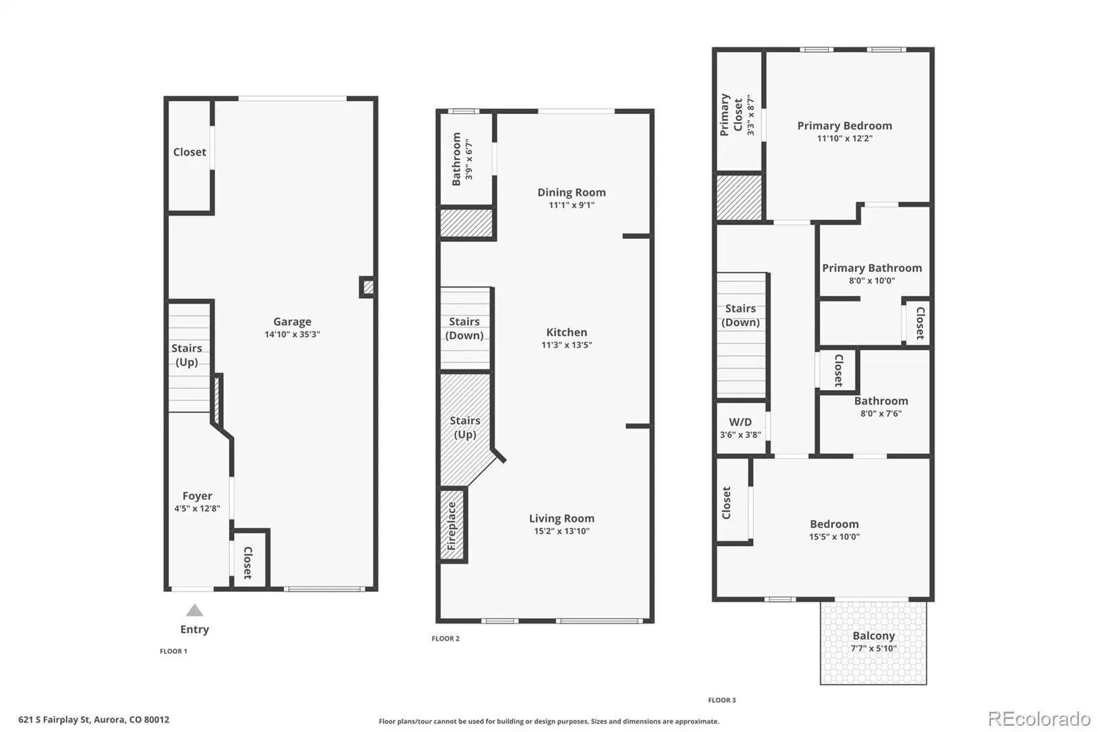 621 S Fairplay Street #D Aurora CO 80012 | MLS #REC5944986 08242026165156 1600 36