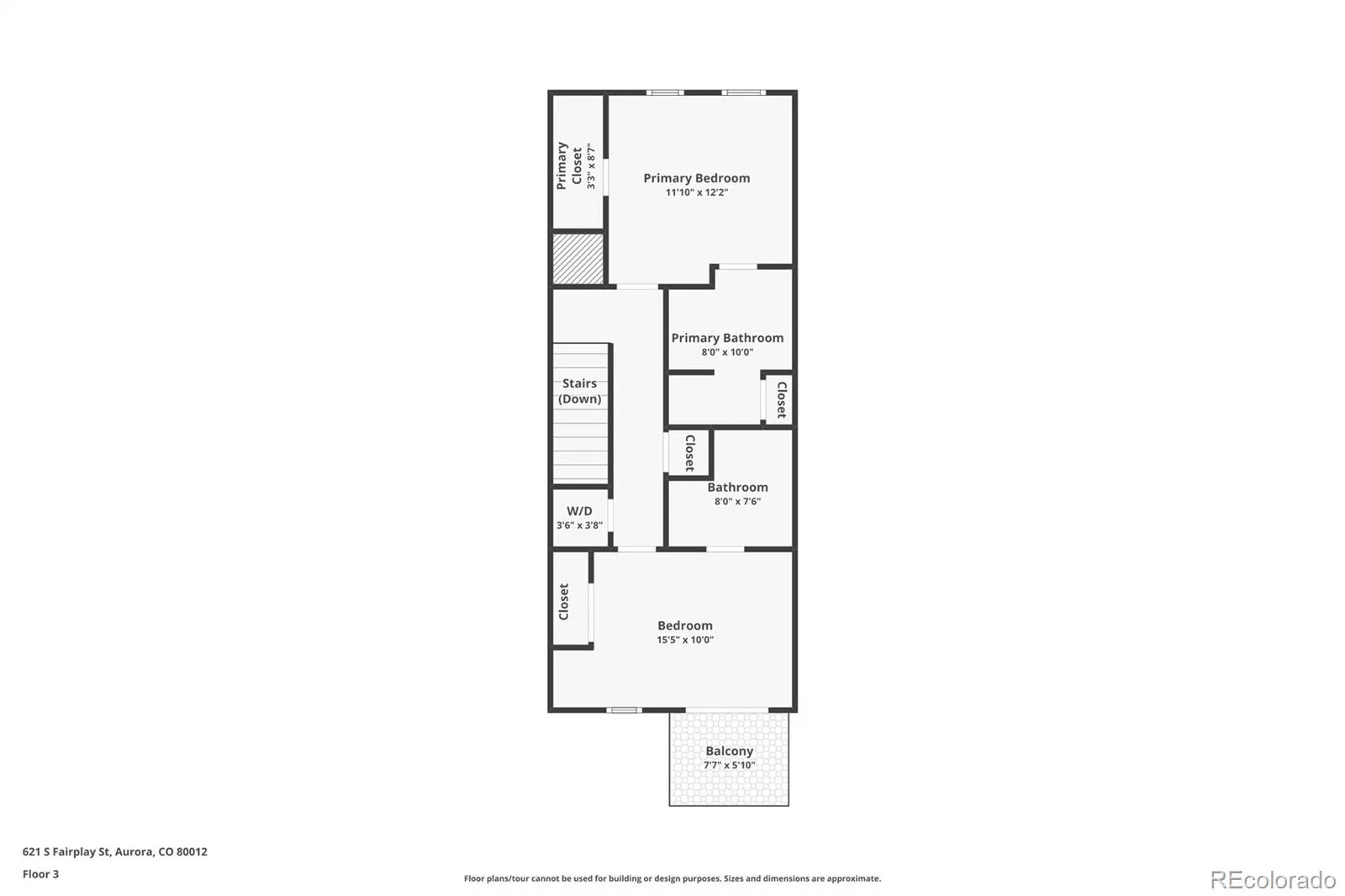 621 S Fairplay Street #D Aurora CO 80012 | MLS #REC5944986 08242026165156 1600 38