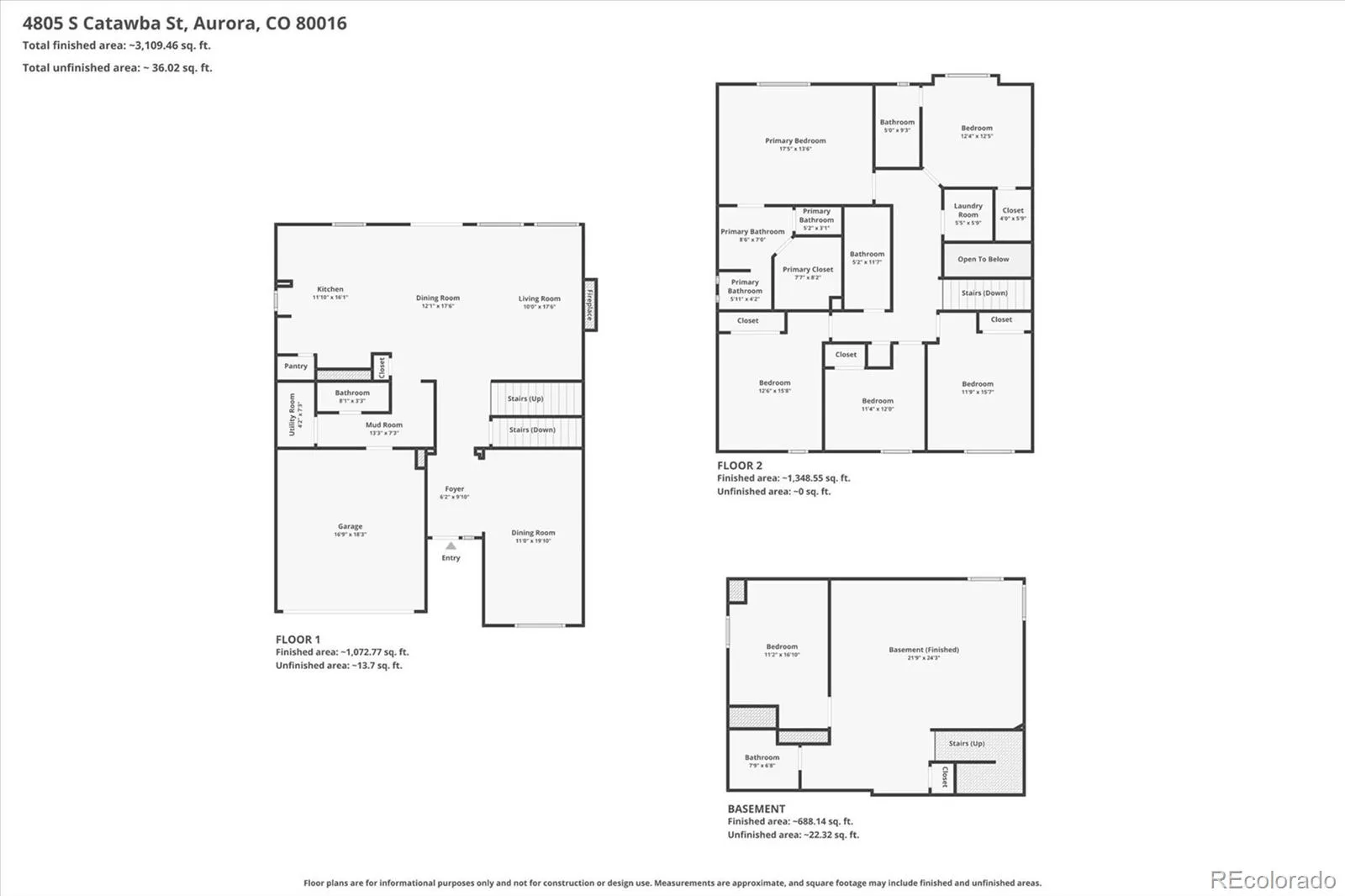 4805 S Catawba Street Aurora CO 80016 MLS #REC6164216 06122026173411 1600 32