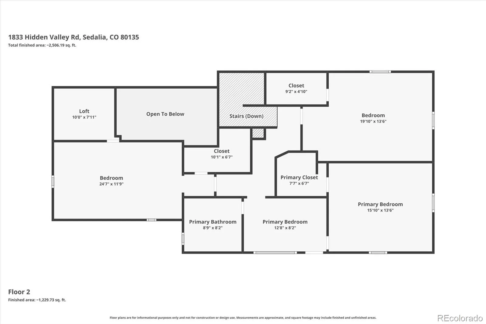 1833 Hidden Valley Road Sedalia CO 80135 | MLS #REC6178720 07182026125921 1600 47
