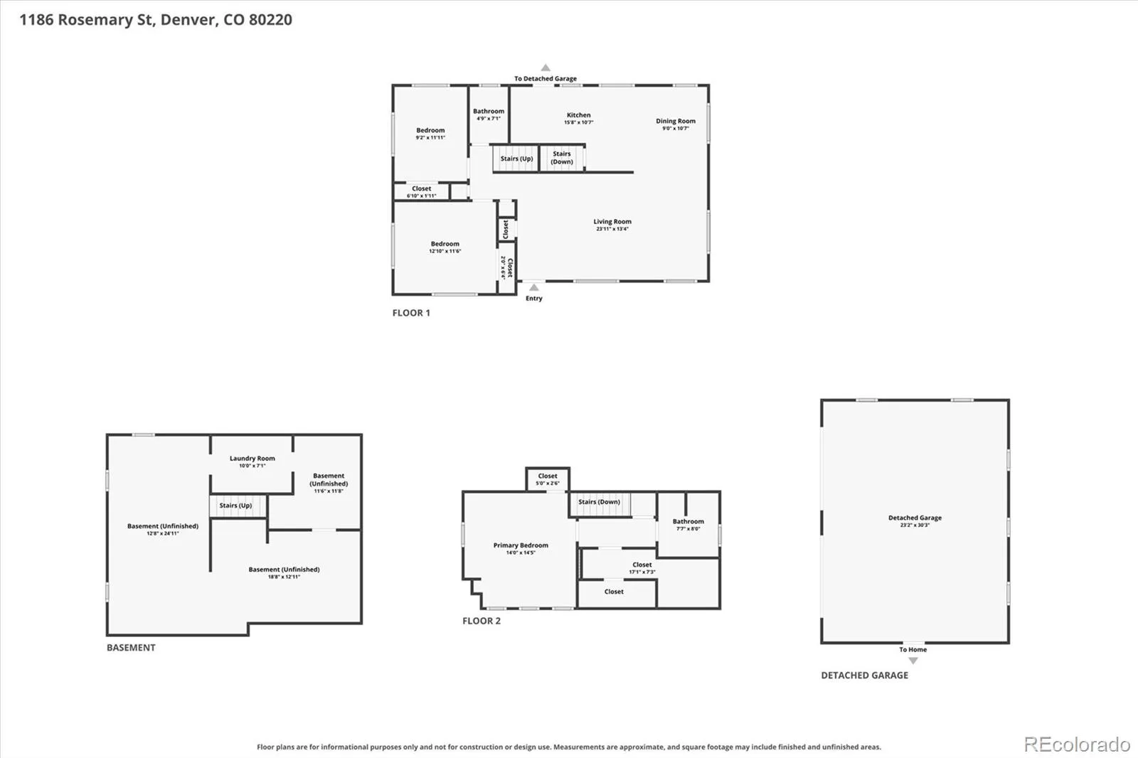 1186 Rosemary Street Denver CO 80220 | MLS #REC6322895 08042026200926 1600 24
