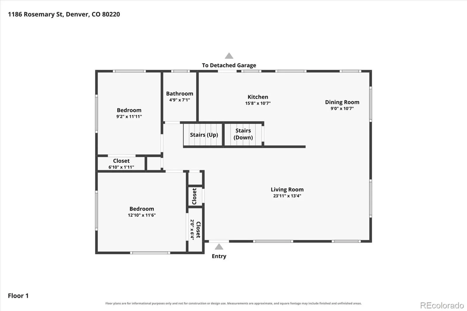 1186 Rosemary Street Denver CO 80220 | MLS #REC6322895 08042026200926 1600 25