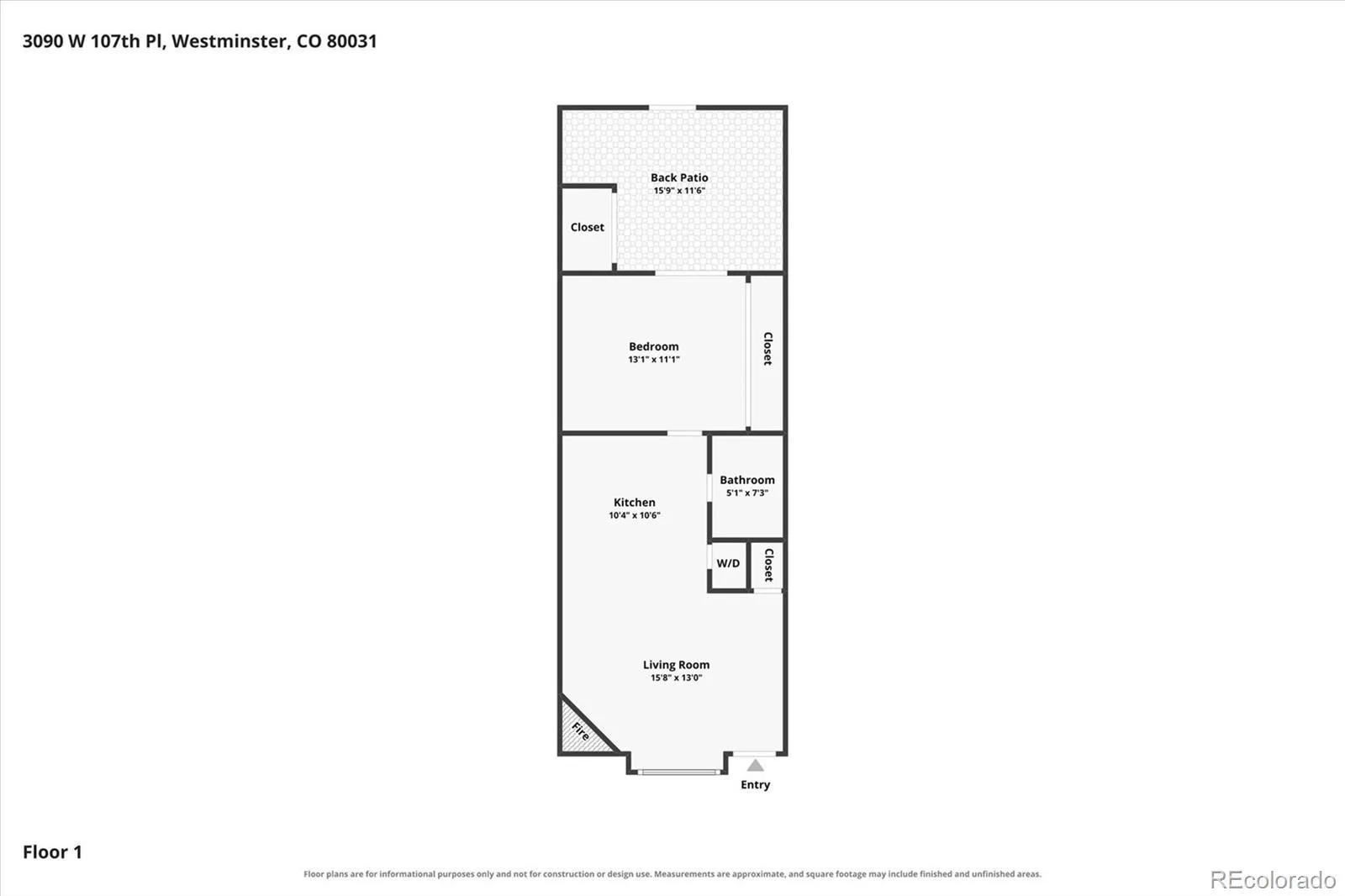 3090 W 107th Place #F Westminster CO 80031 | MLS #REC6467216 09252026145615 1600 15