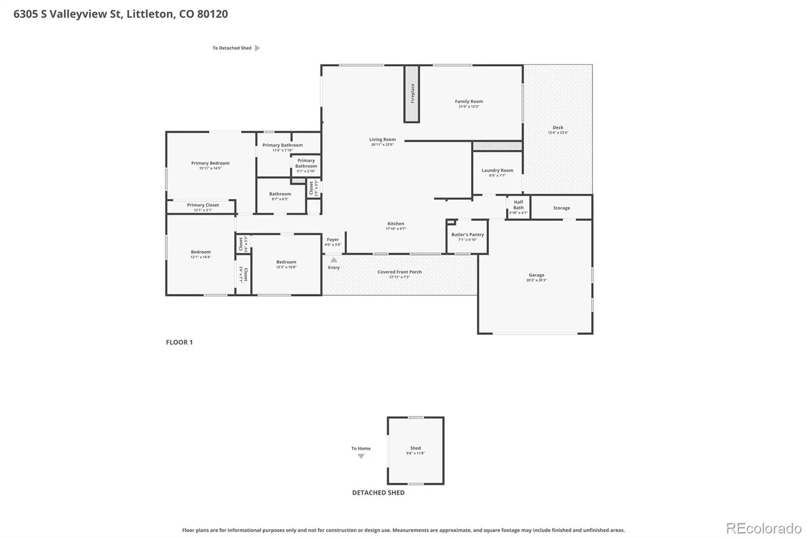 6305 S Valleyview Street Littleton CO 80120 MLS #REC6511641 07082026222500 1600 38