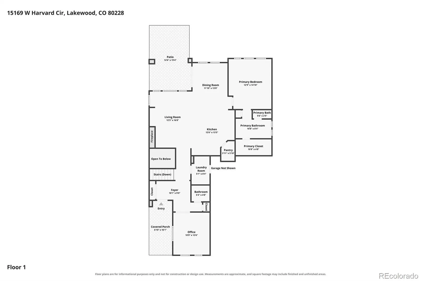 15169 W Harvard Circle Lakewood CO 80228 | MLS #REC6527355 08212026003053 1600 44