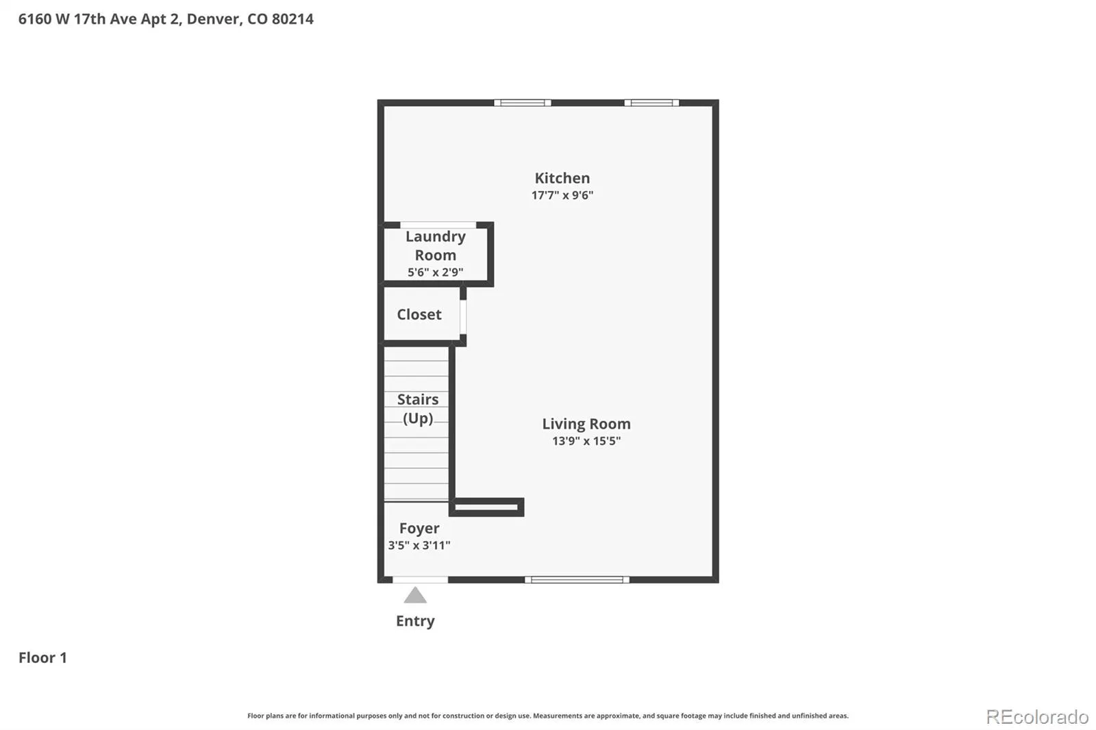 6160 W 17th Avenue #3 Lakewood CO 80214 MLS #REC6532320 05022026162228 1600 45