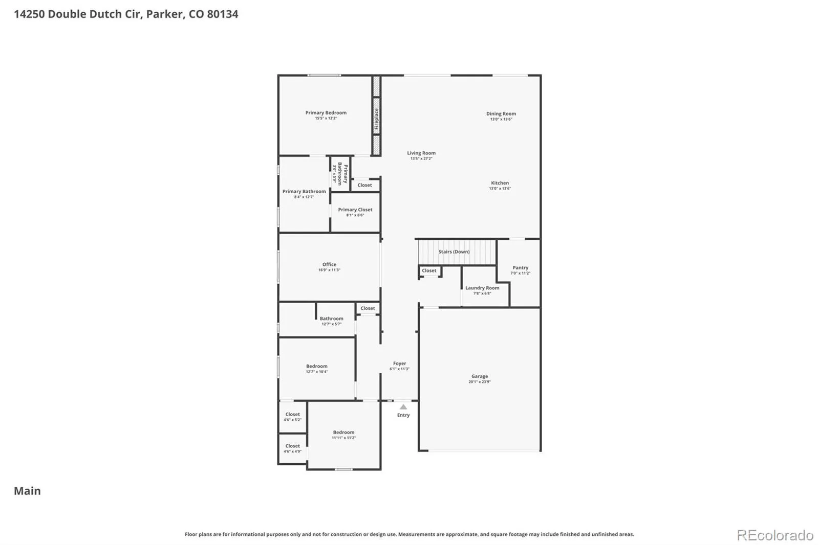 14250 Double Dutch Circle Parker CO 80134 MLS #REC6621242 05012026172823 1600 36