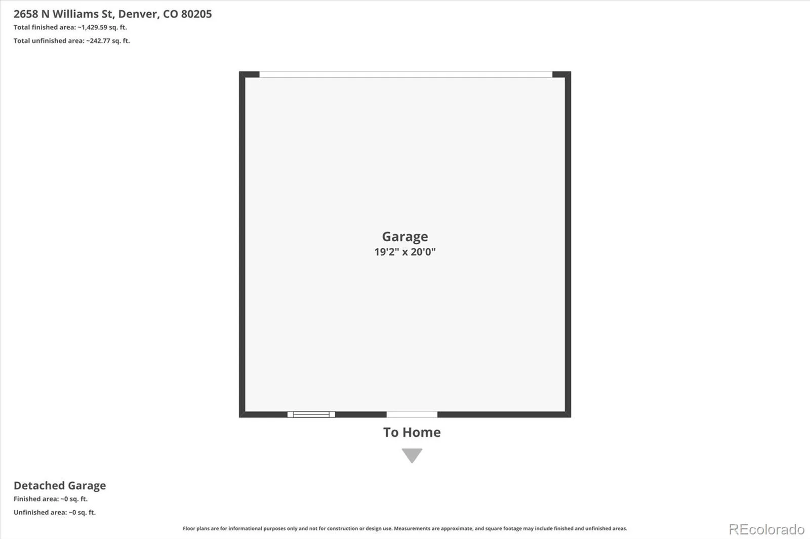 2658 N Williams Street Denver CO 80205 MLS #REC6646346 07092026032441 1600 33