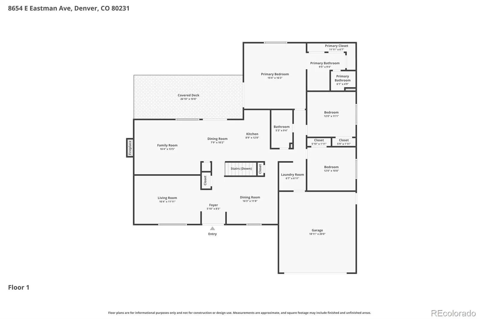8654 E Eastman Avenue Denver CO 80231 MLS #REC6647301 07032026222830 1600 48