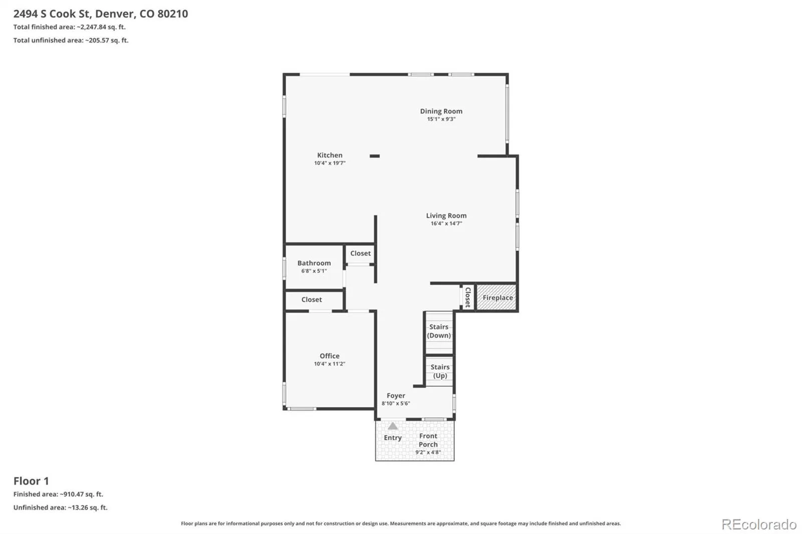 2494 S Cook Street Denver CO 80210 MLS #REC6689549 07032026005553 1600 41