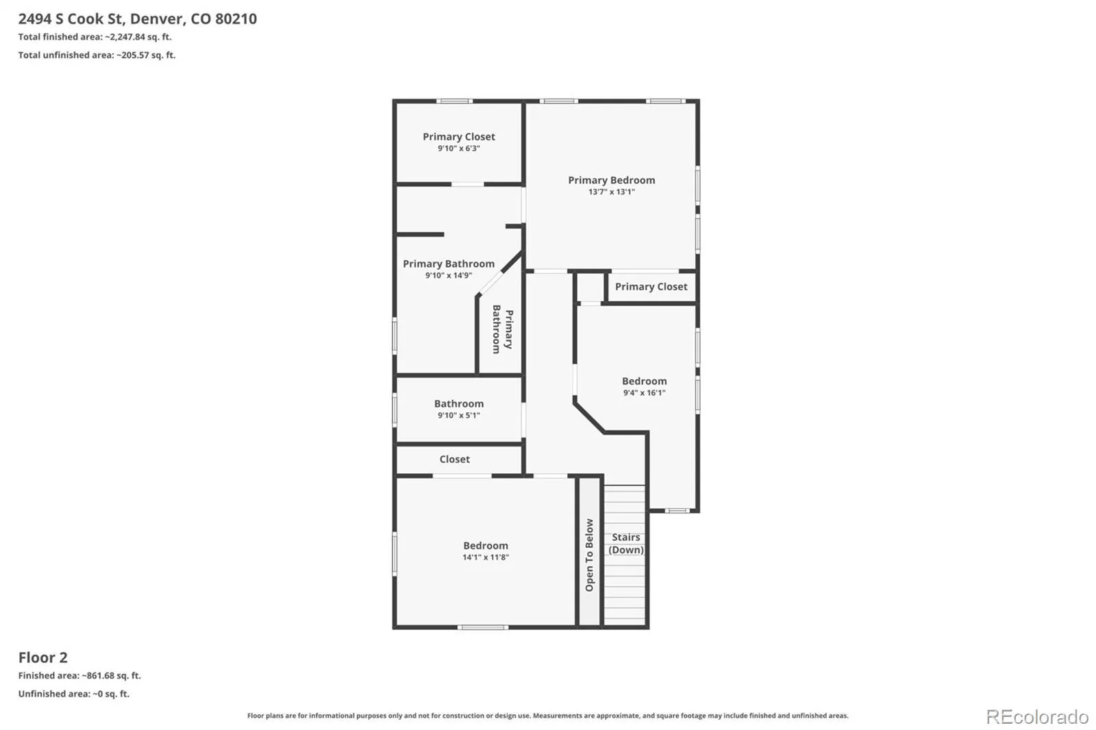 2494 S Cook Street Denver CO 80210 MLS #REC6689549 07032026005553 1600 42