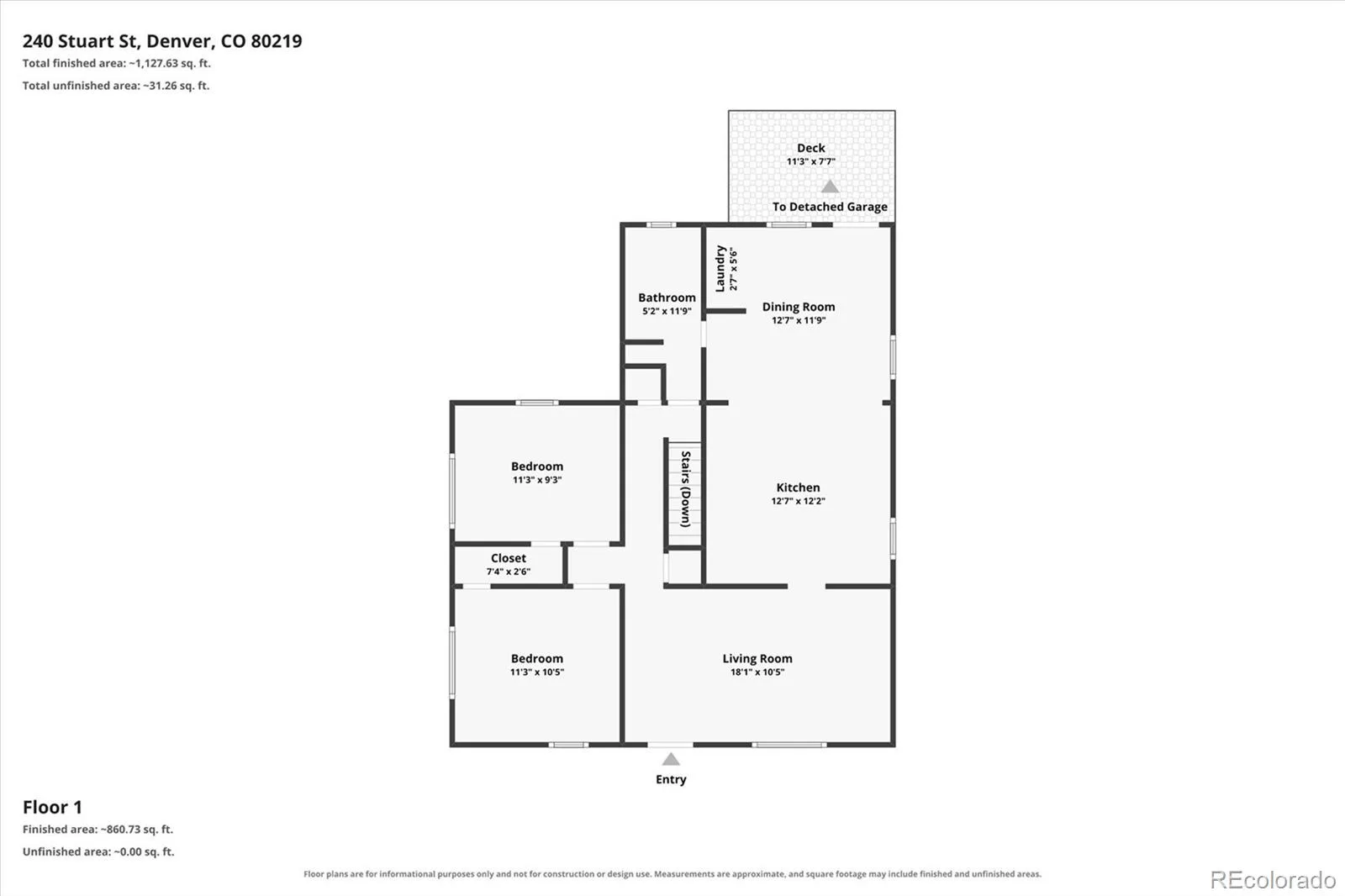240 Stuart Street Denver CO 80219 | MLS #REC6710308 07272026010448 1600 30