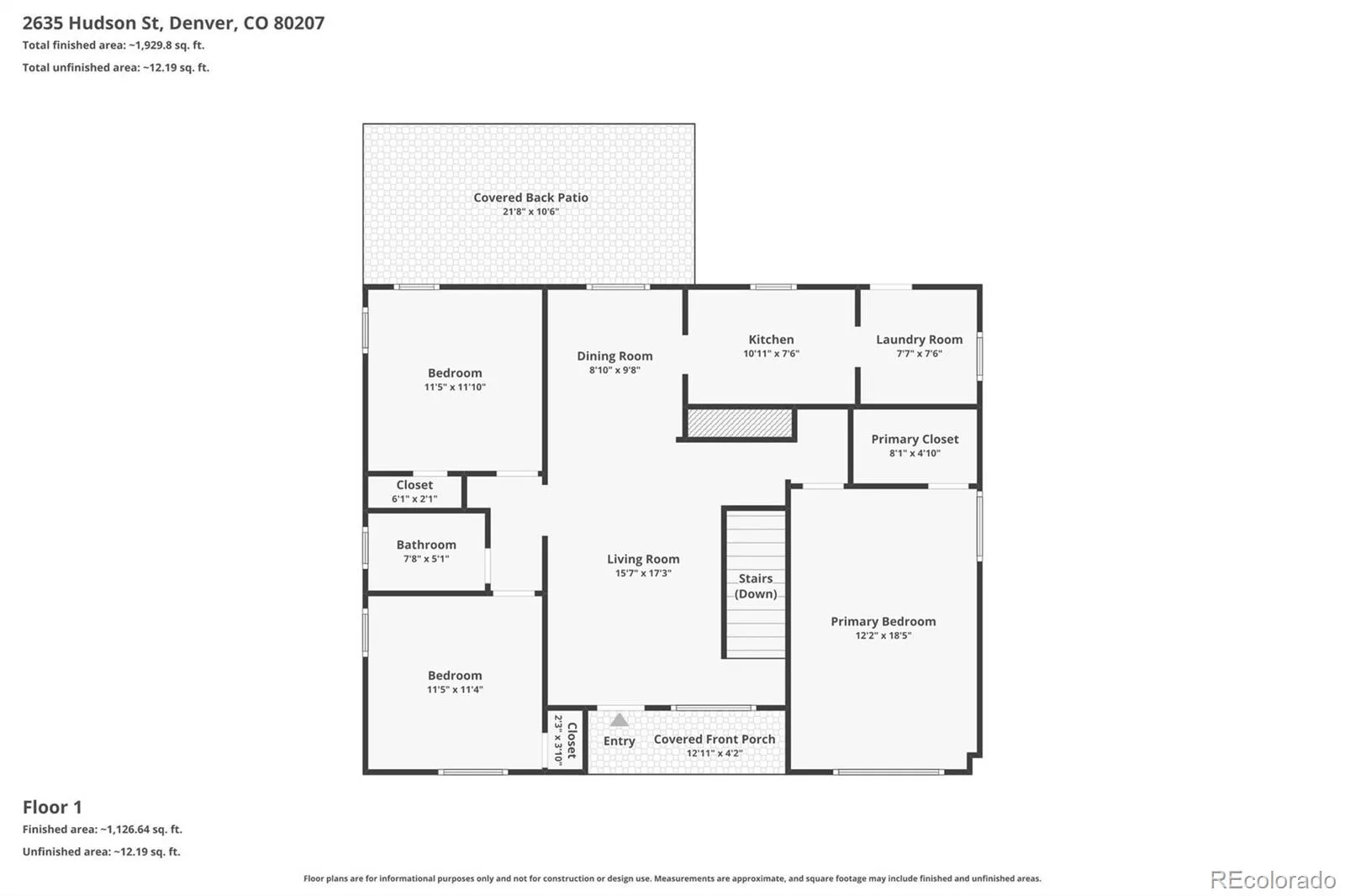 2635 Hudson Street Denver CO 80207 MLS #REC6729943 07092026020249 1600 25